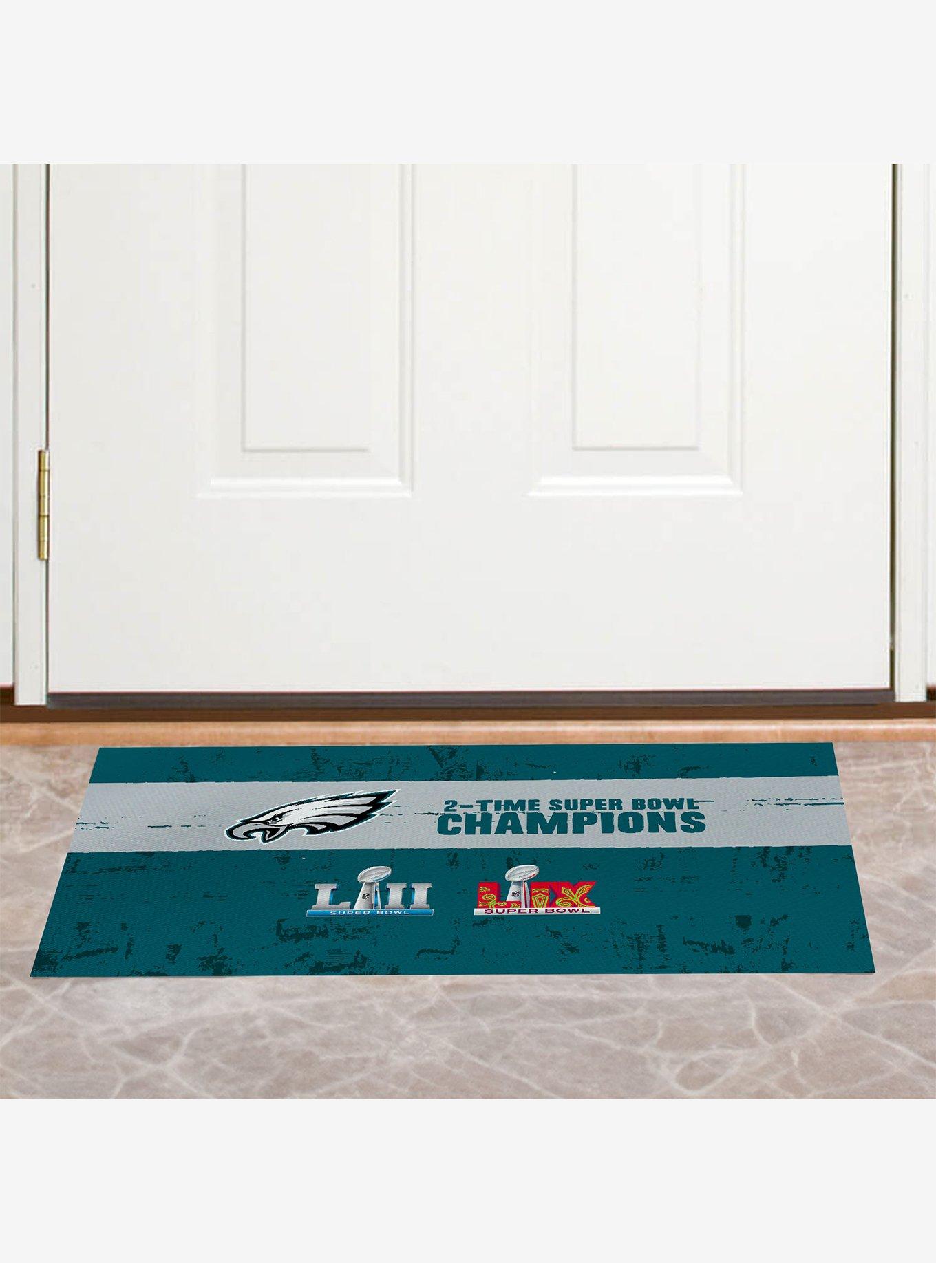 NFL 2025 Super Bowl LIX Philadelphia Eagles Multi Champ Tradition 20x32" Washable Rug, , alternate