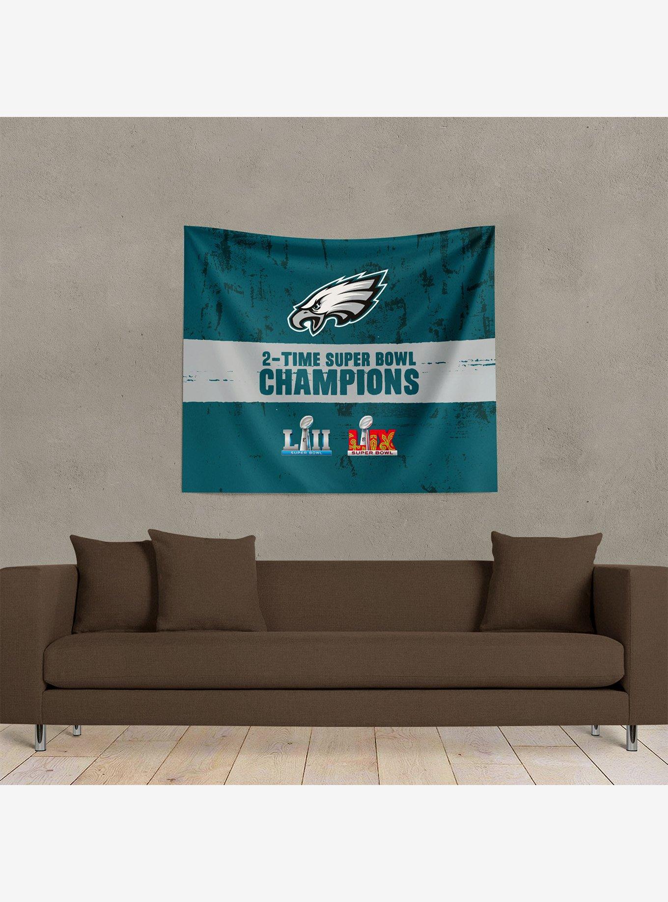 NFL 2025 Super Bowl LIX Philadelphia Eagles Multi Champ Excellence Wall Hanging, , alternate