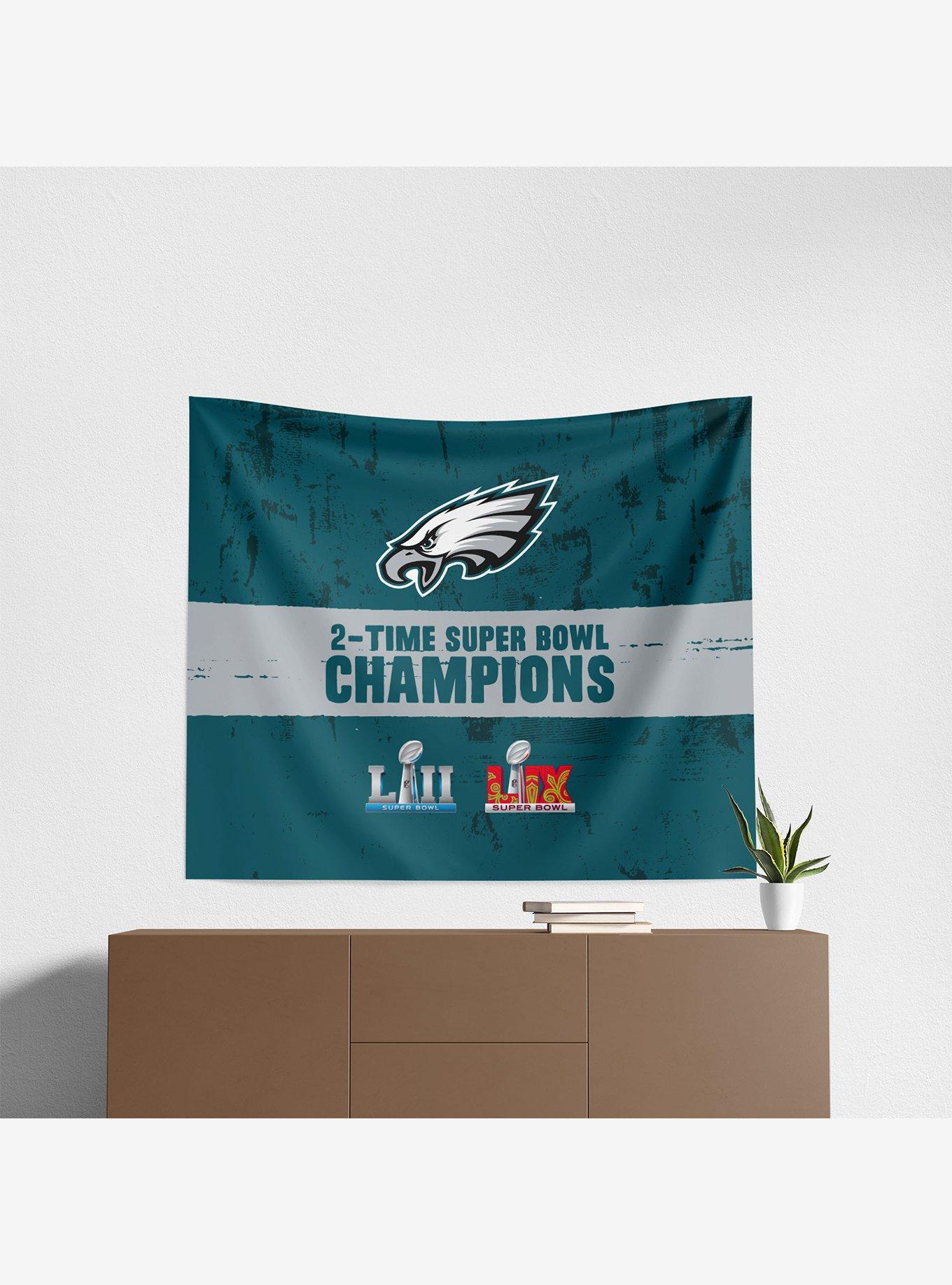 NFL 2025 Super Bowl LIX Philadelphia Eagles Multi Champ Excellence Wall Hanging, , alternate