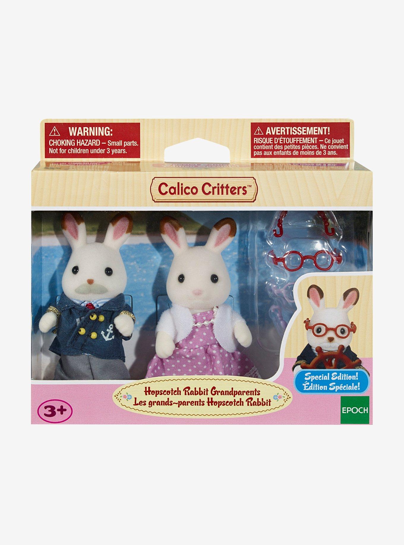 Calico Critters Hopscotch Rabbit Grandparents Figure Set, , hi-res