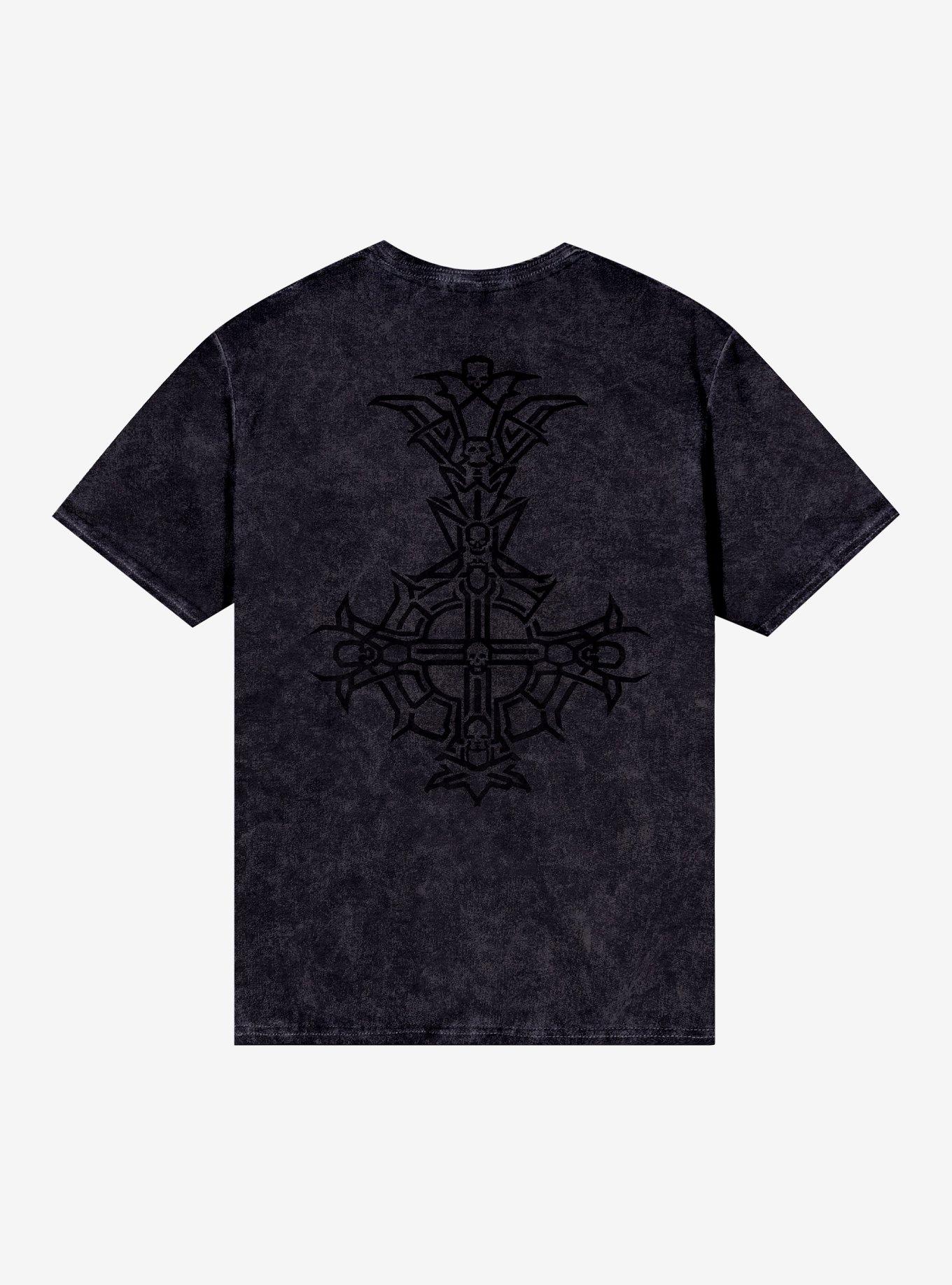 Ghost Logo Mineral Wash T-Shirt, , hi-res