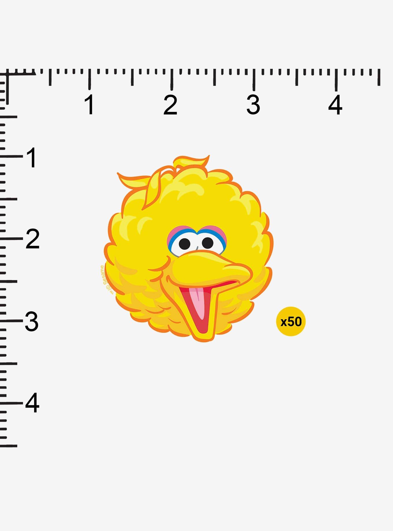 Sesame Street Big Bird Face Miscellaneous 100ct Sticker Pack, , alternate