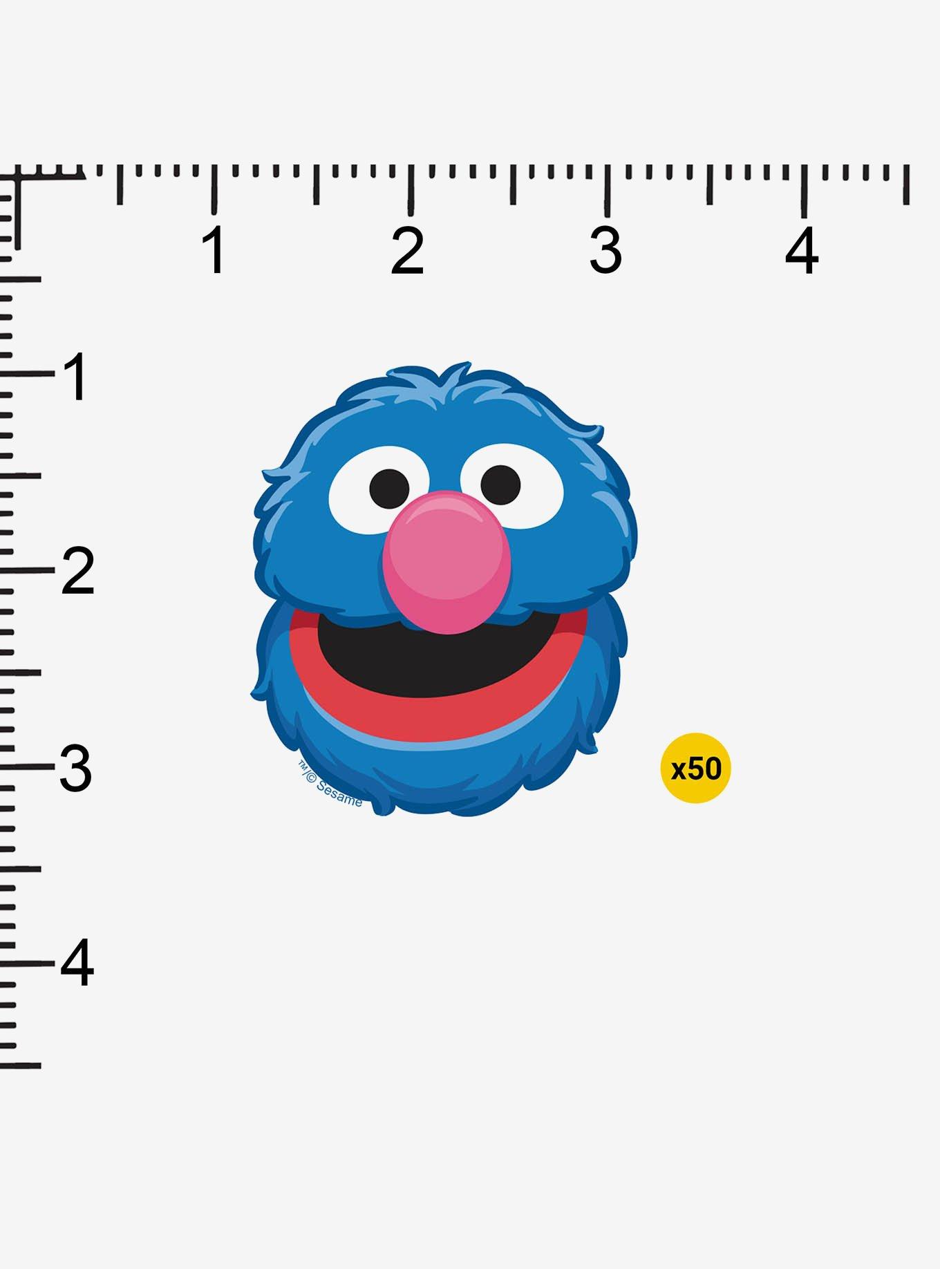 Sesame Street Grover Face Miscellaneous 100ct Sticker Pack, , alternate