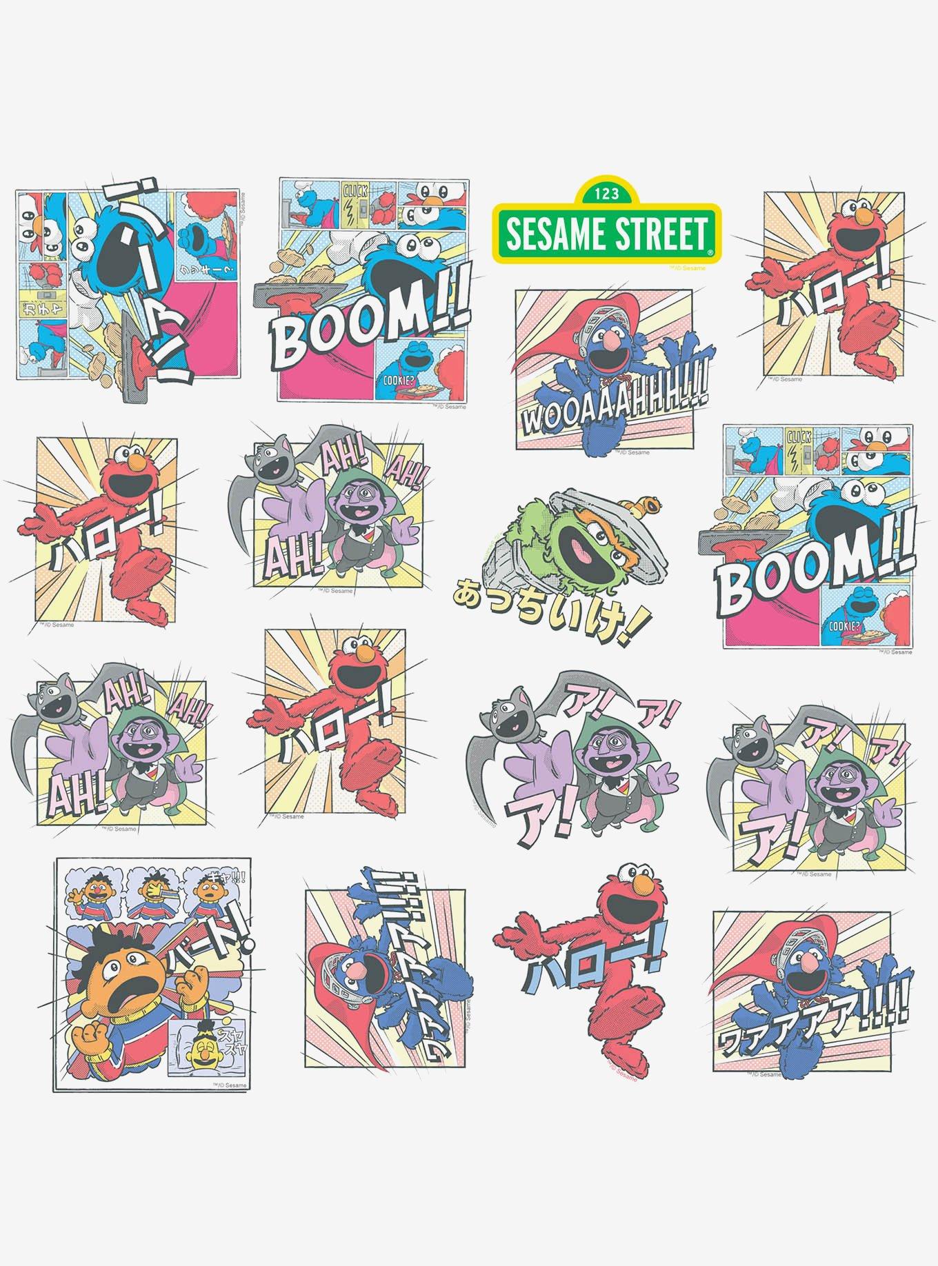 Sesame Street Miscellaneous 100ct Sticker Pack, , alternate