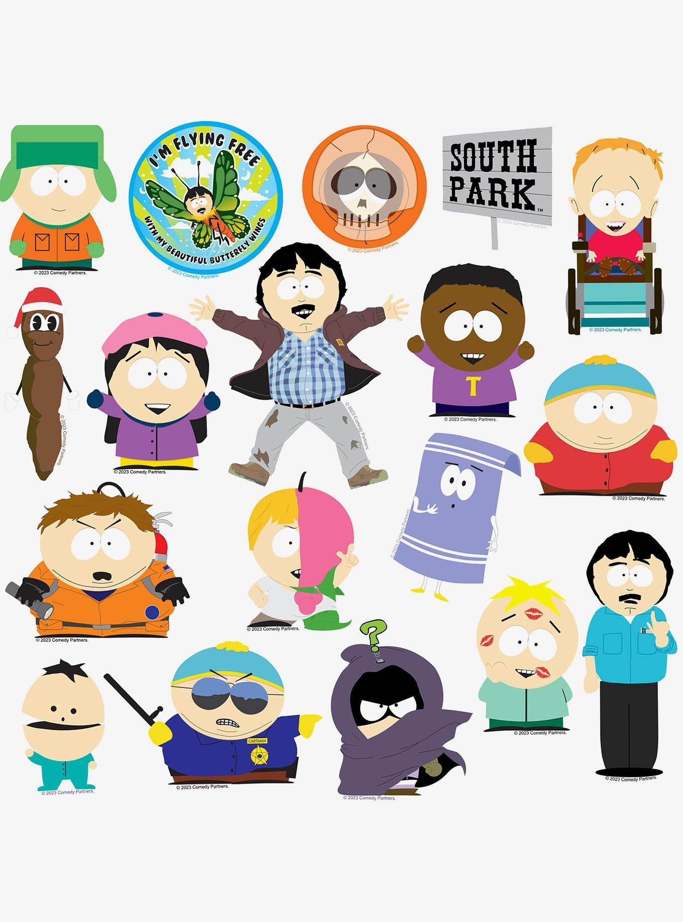 South Park Character Variety Miscellaneous 100ct Sticker Pack, , alternate