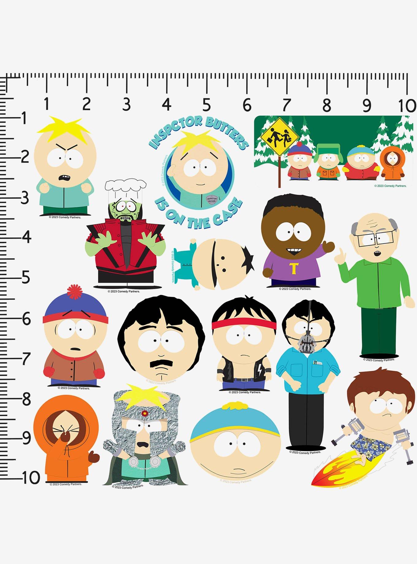 South Park Character Variety Miscellaneous 100ct Sticker Pack, , alternate