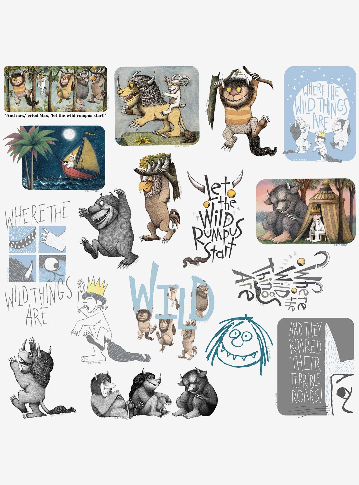 Where The Wild Things Are Miscellaneous 100ct Sticker Pack, , alternate