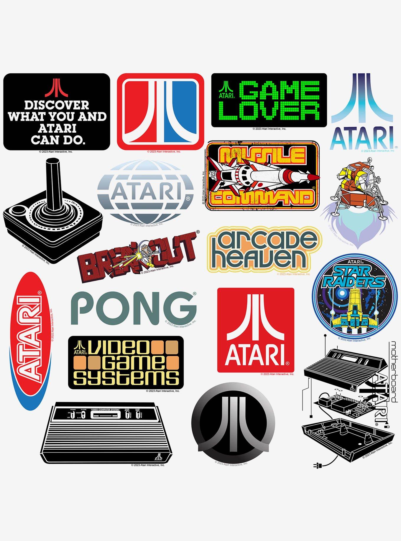 Atari Games Miscellaneous 100ct Sticker Pack