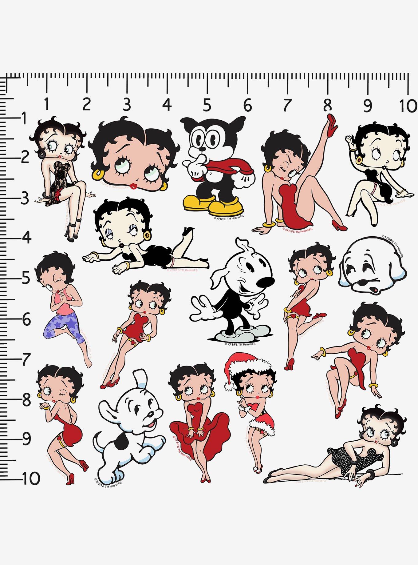 Betty Boop Character Miscellaneous 100ct Sticker Pack, , alternate
