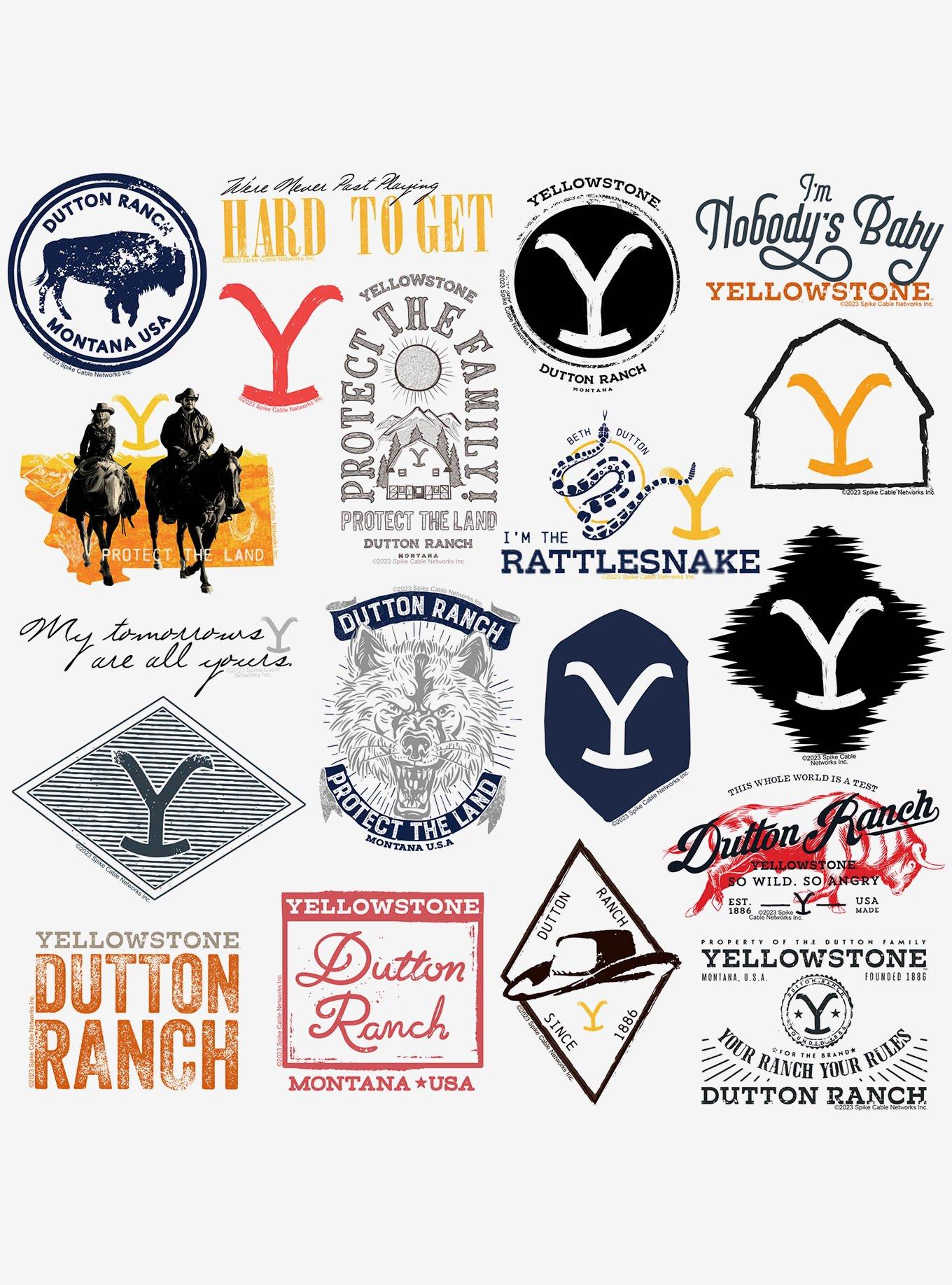 Yellowstone 2nd Variety Miscellaneous 100ct Sticker Pack, , alternate