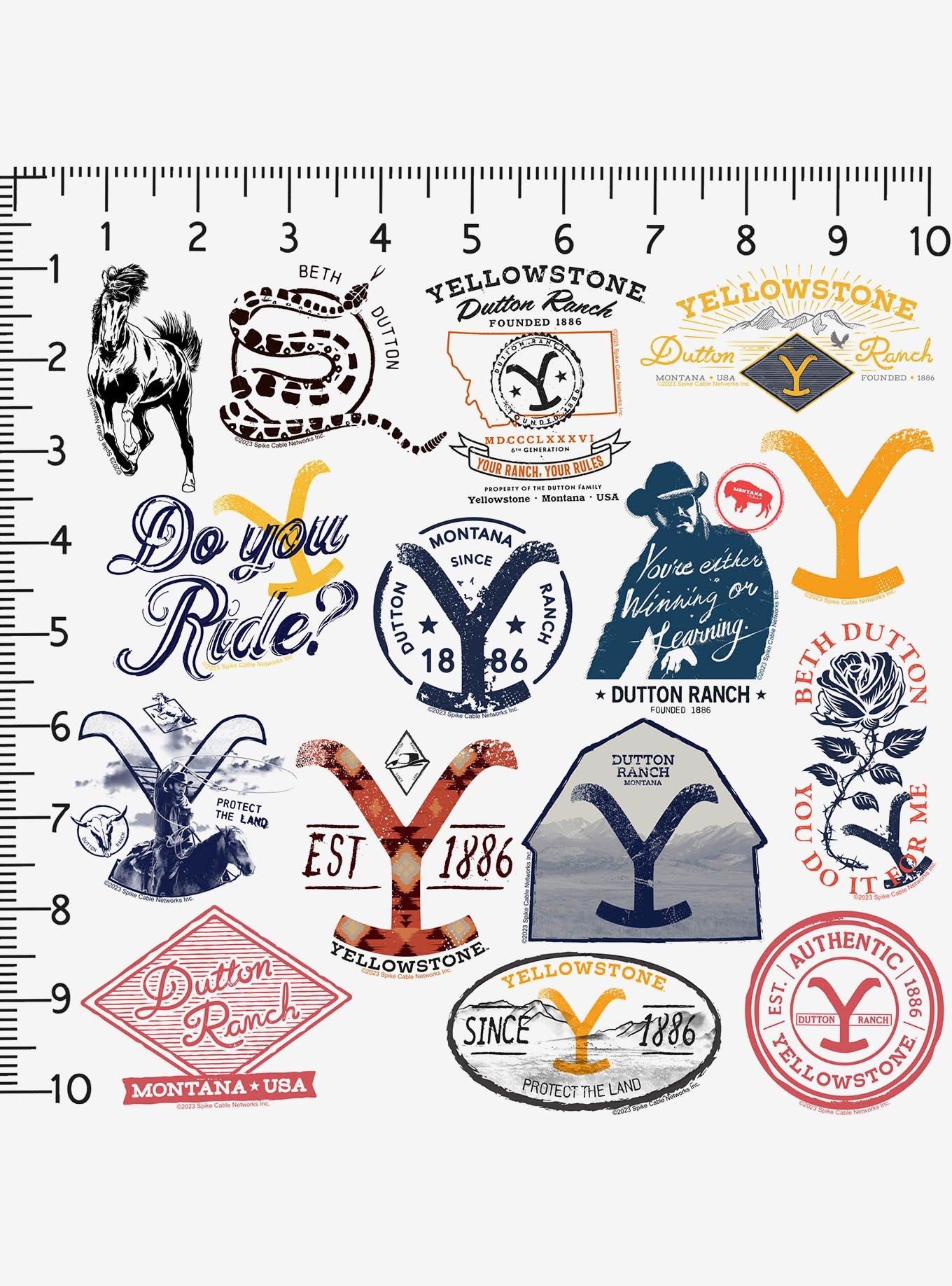 Yellowstone 2nd Variety Miscellaneous 100ct Sticker Pack, , alternate