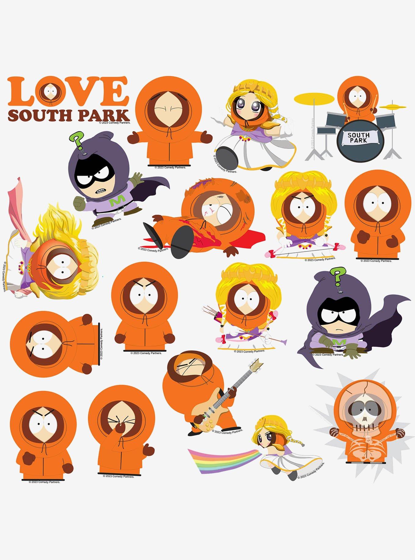 South Park Kenny Miscellaneous 100ct Sticker Pack, , alternate
