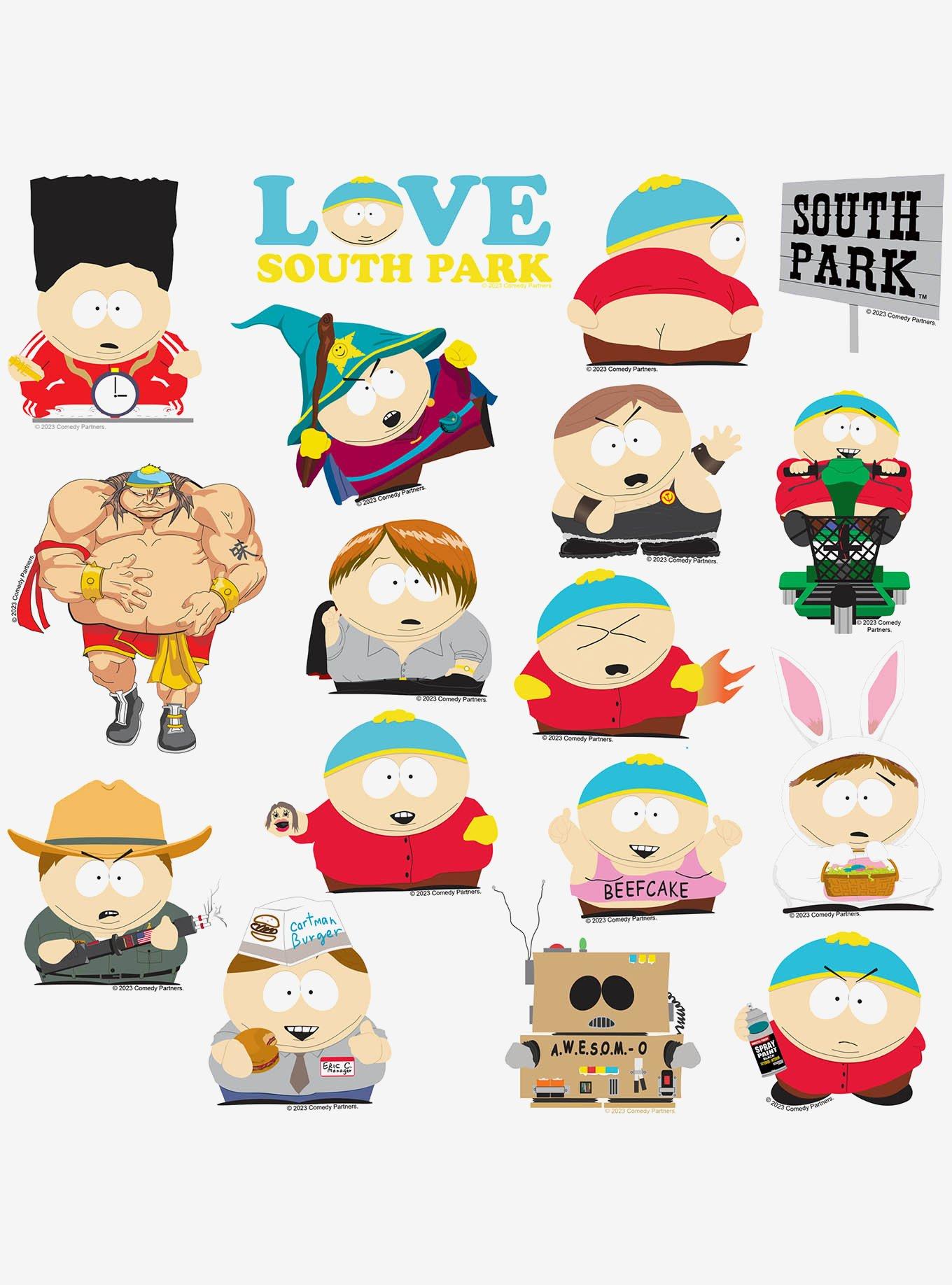 South Park Cartman Miscellaneous 100ct Sticker Pack, , alternate