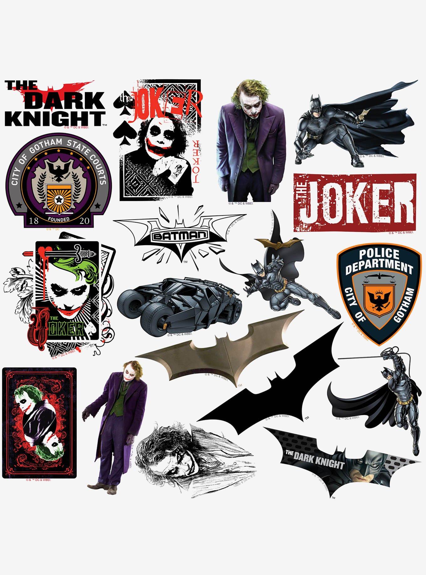 DC Comics Batman Dark Knight Miscellaneous 100ct Sticker Pack, , alternate