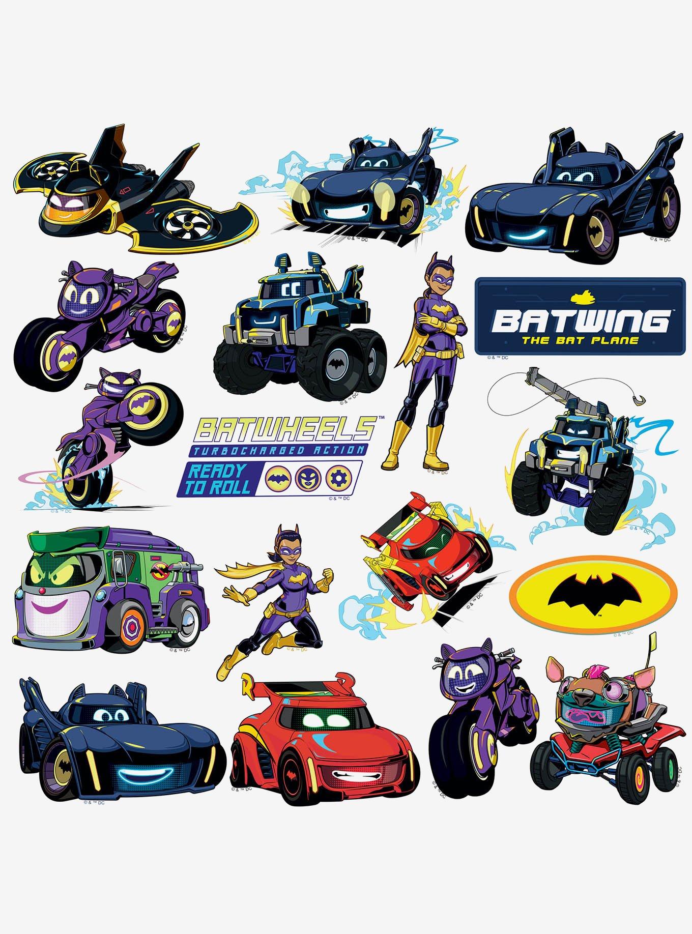 DC Comics Batman Batwheels Miscellaneous 100ct Sticker Pack, , alternate
