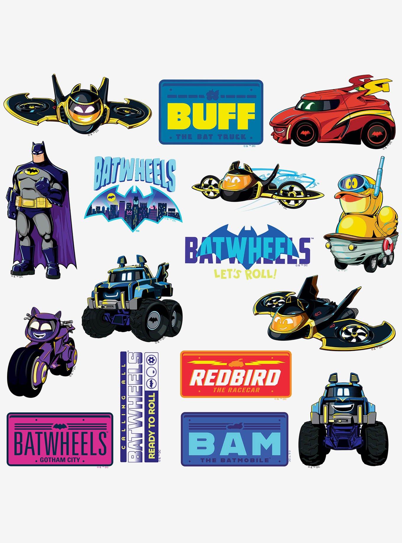 DC Comics Batman Batwheels Miscellaneous 100ct Sticker Pack, , alternate