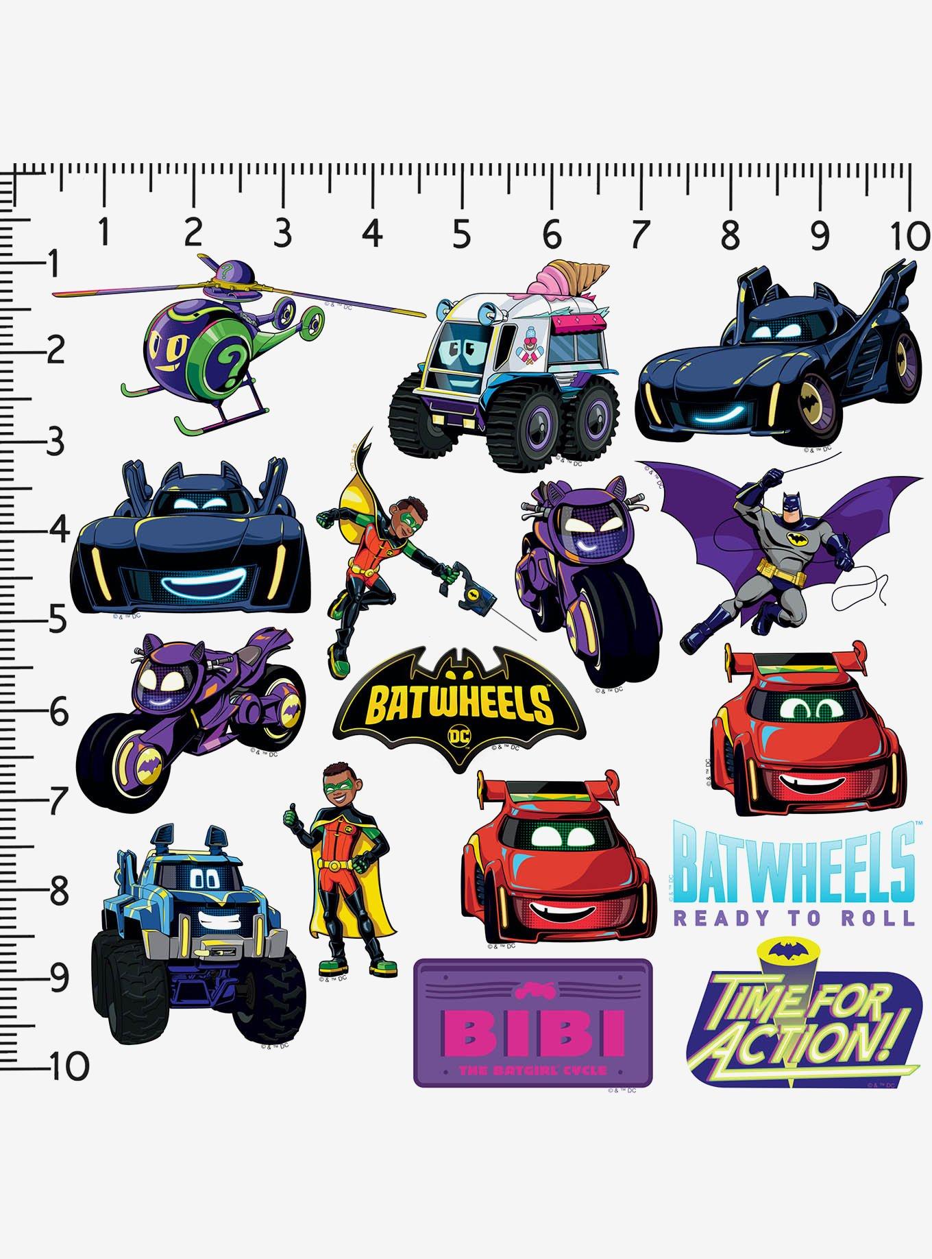 DC Comics Batman Batwheels Miscellaneous 100ct Sticker Pack, , alternate