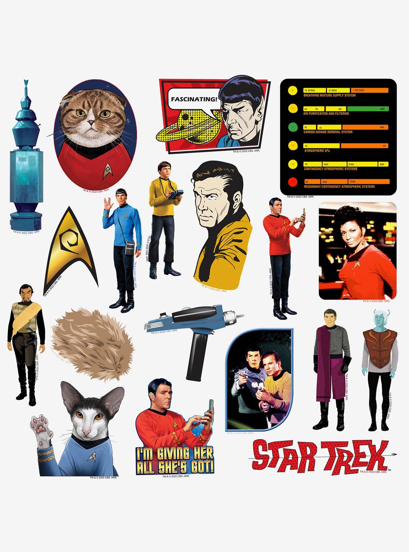 Star Trek The Original Series Miscellaneous 100ct Sticker Pack, , alternate