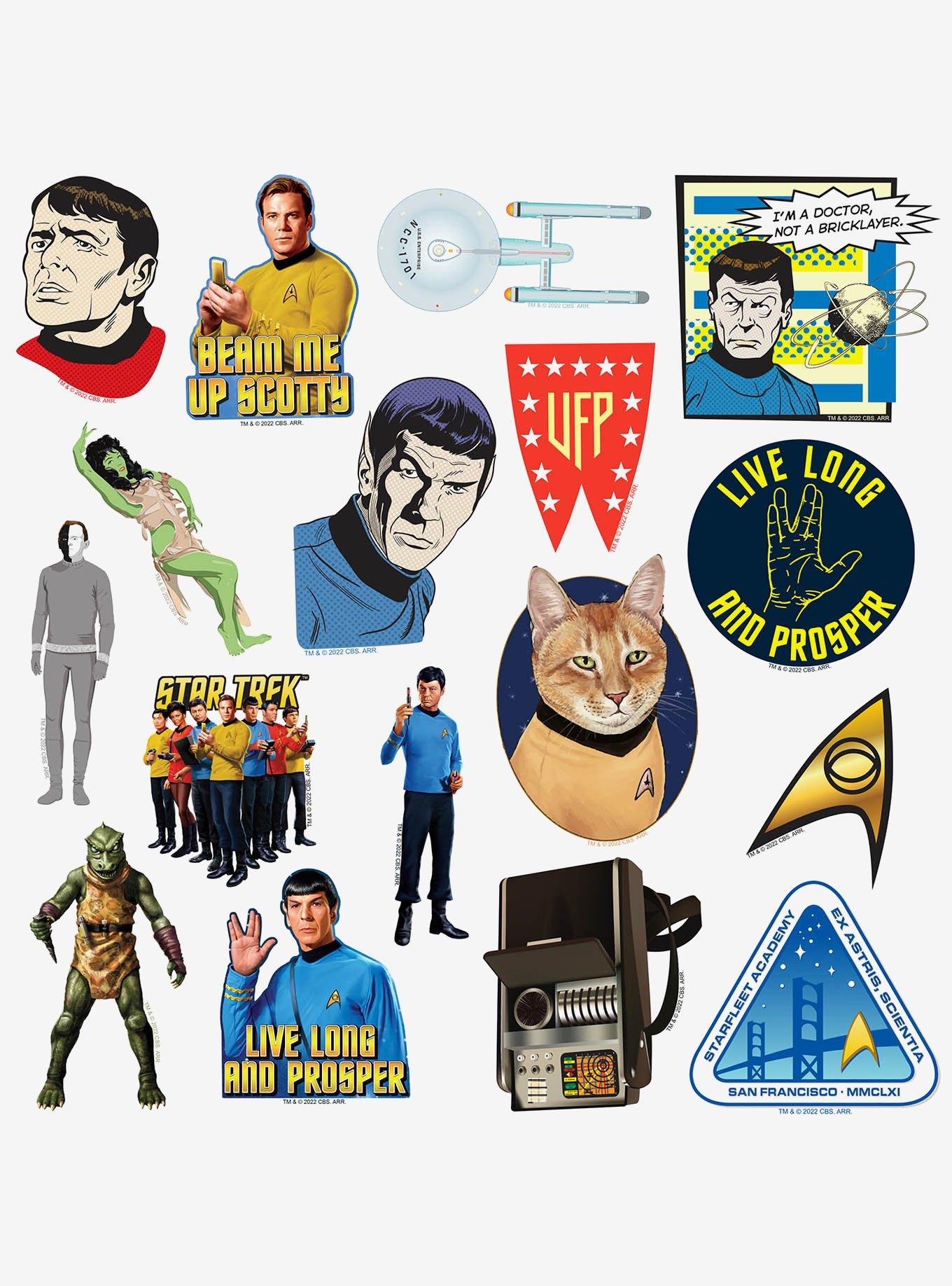 Star Trek The Original Series Miscellaneous 100ct Sticker Pack, , alternate