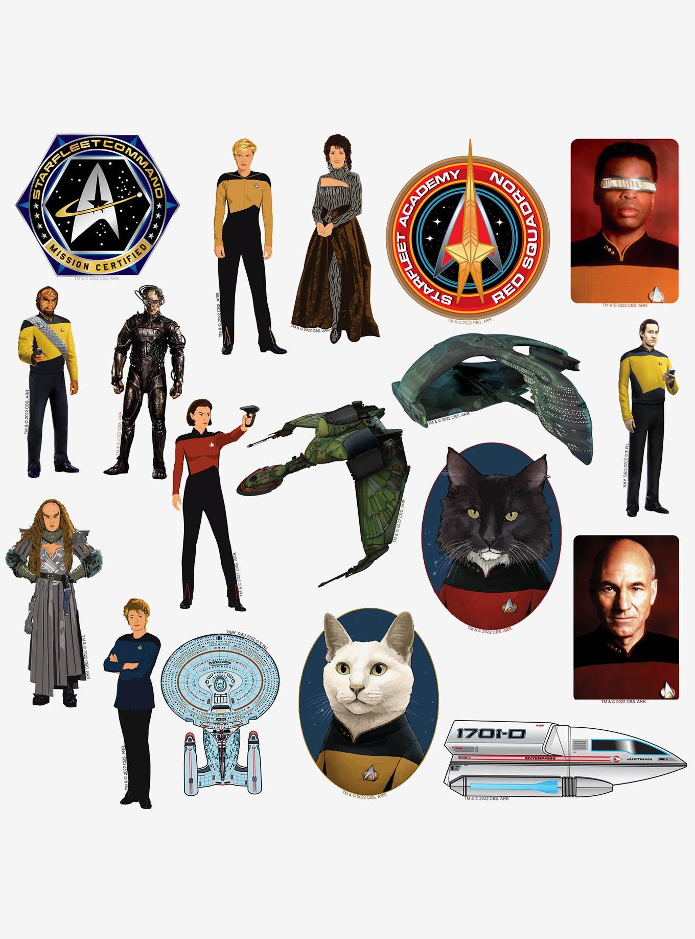 Star Trek The Next Generation Miscellaneous 100ct Sticker Pack, , alternate