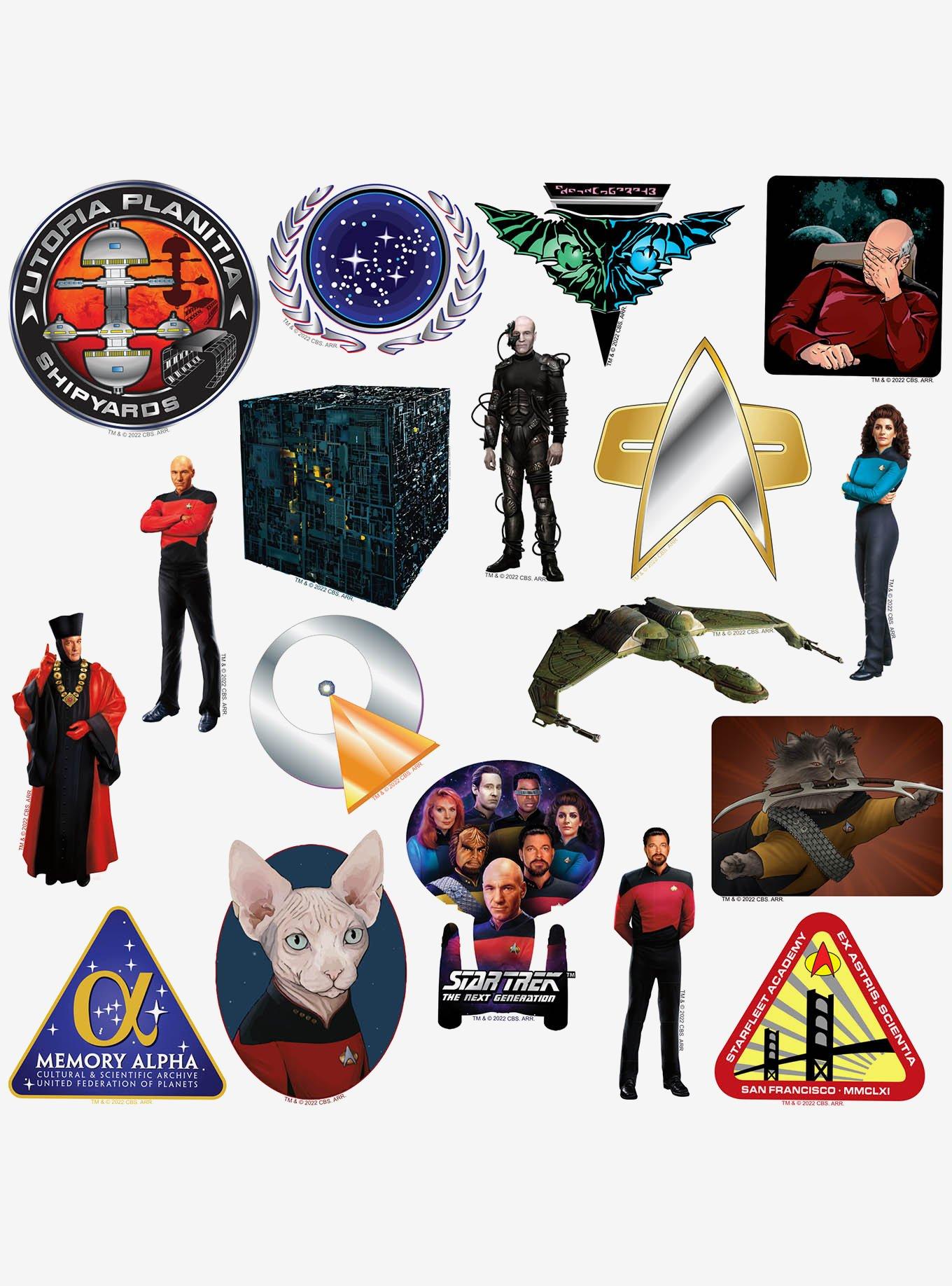 Star Trek The Next Generation Miscellaneous 100ct Sticker Pack, , alternate