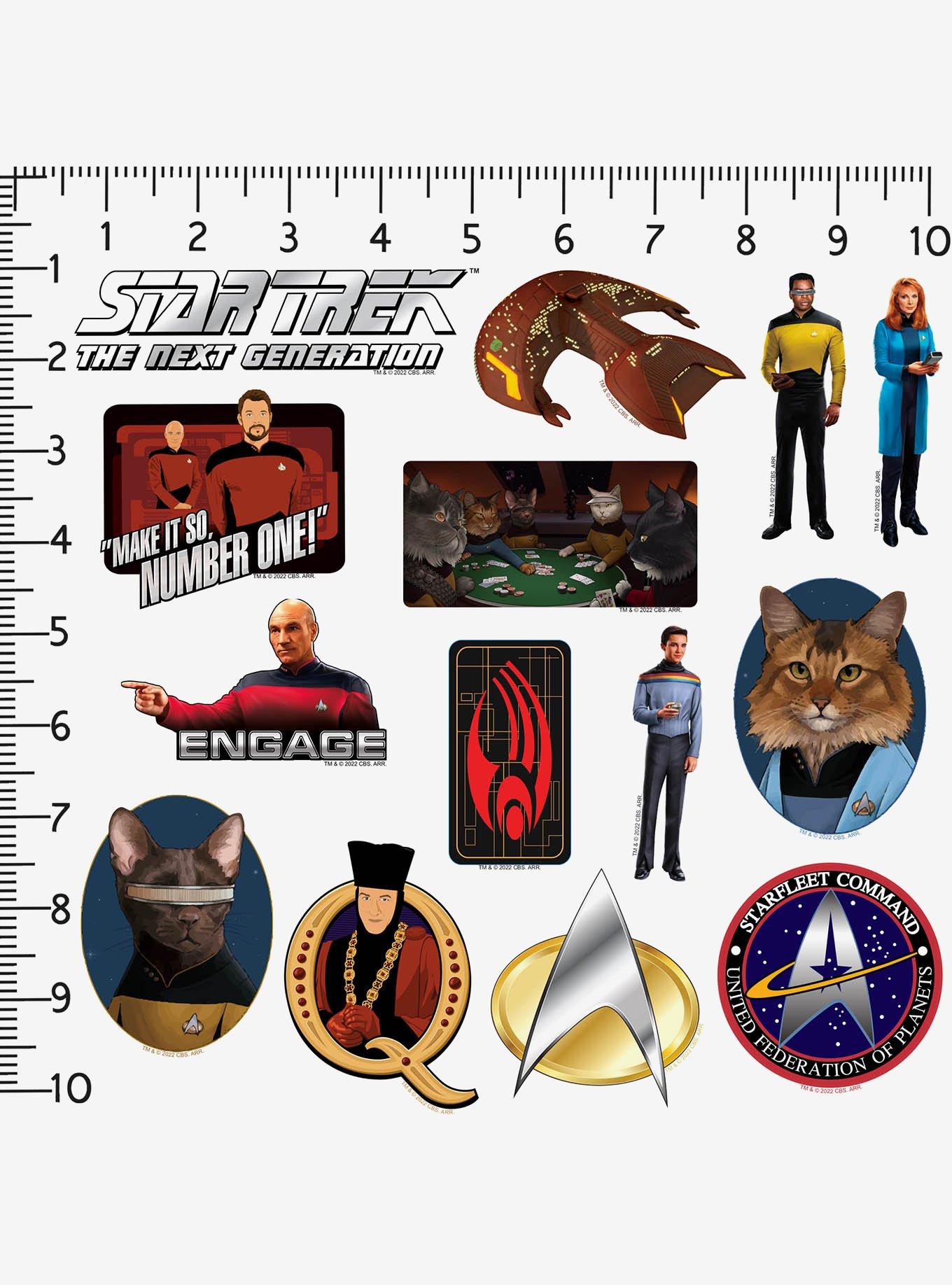 Star Trek The Next Generation Miscellaneous 100ct Sticker Pack, , alternate