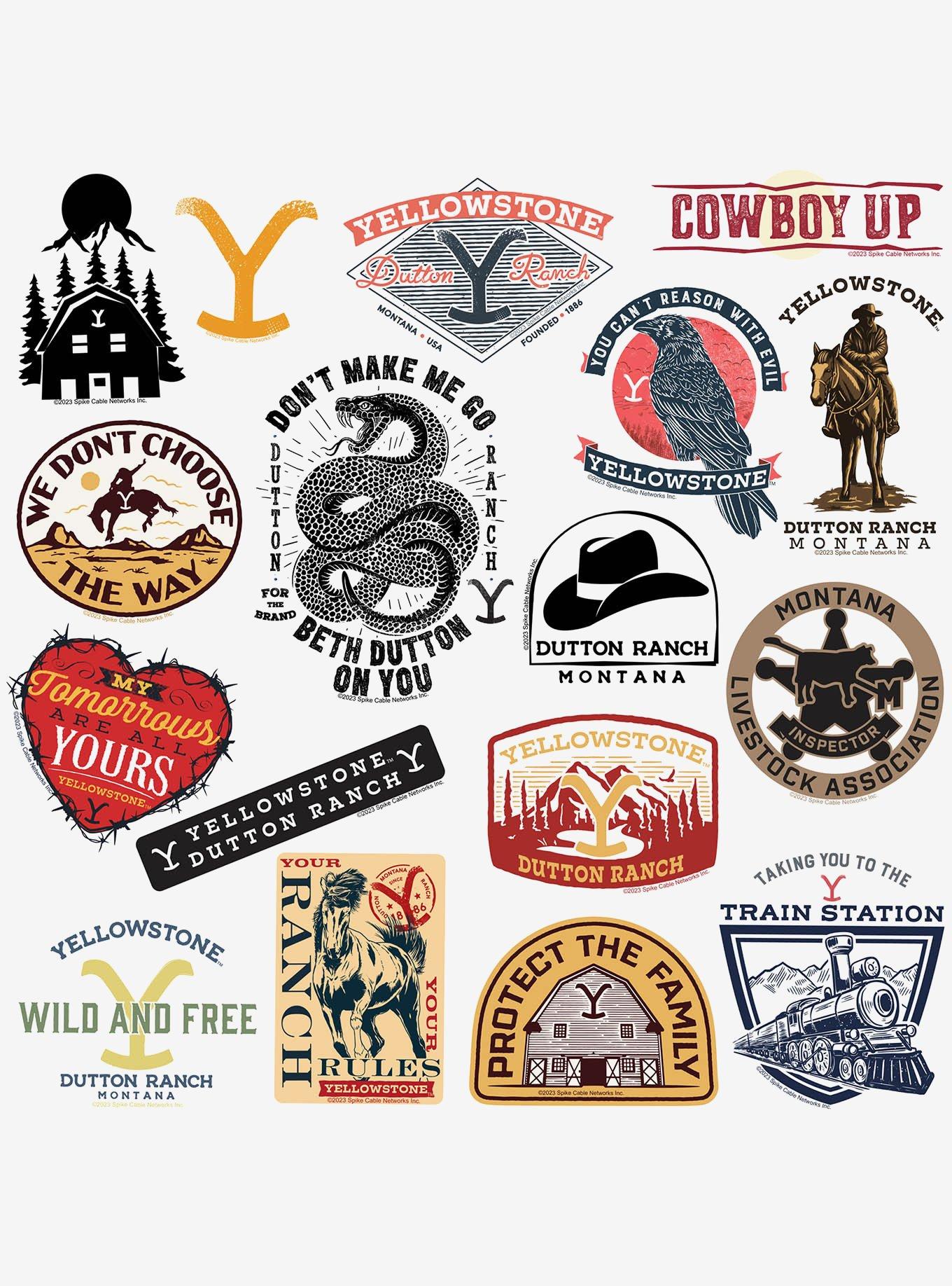 Yellowstone Miscellaneous 100ct Sticker Pack, , alternate