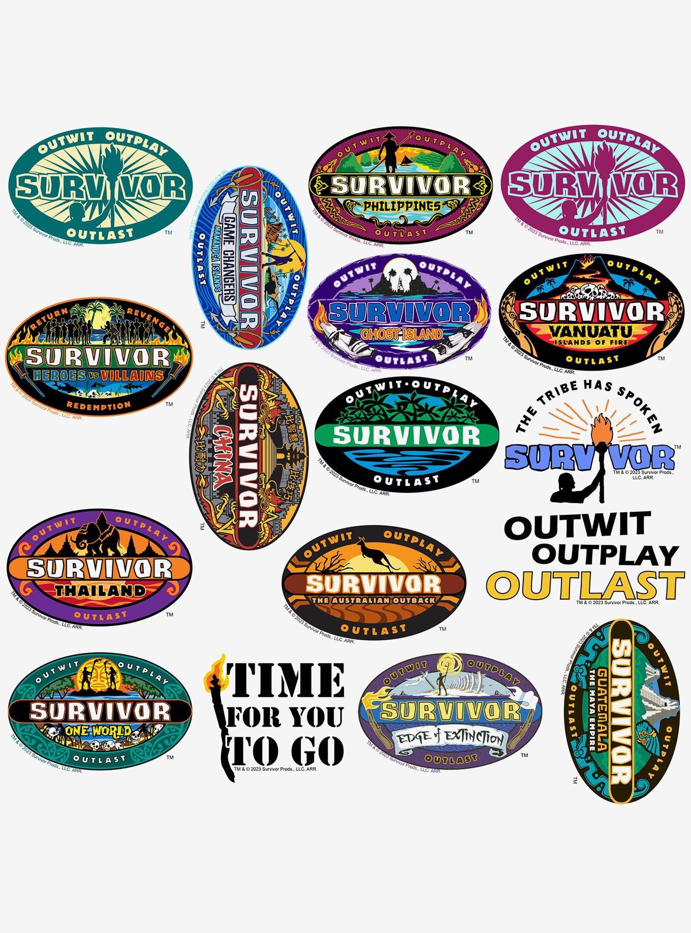 Survivor Miscellaneous 100ct Sticker Pack, , alternate