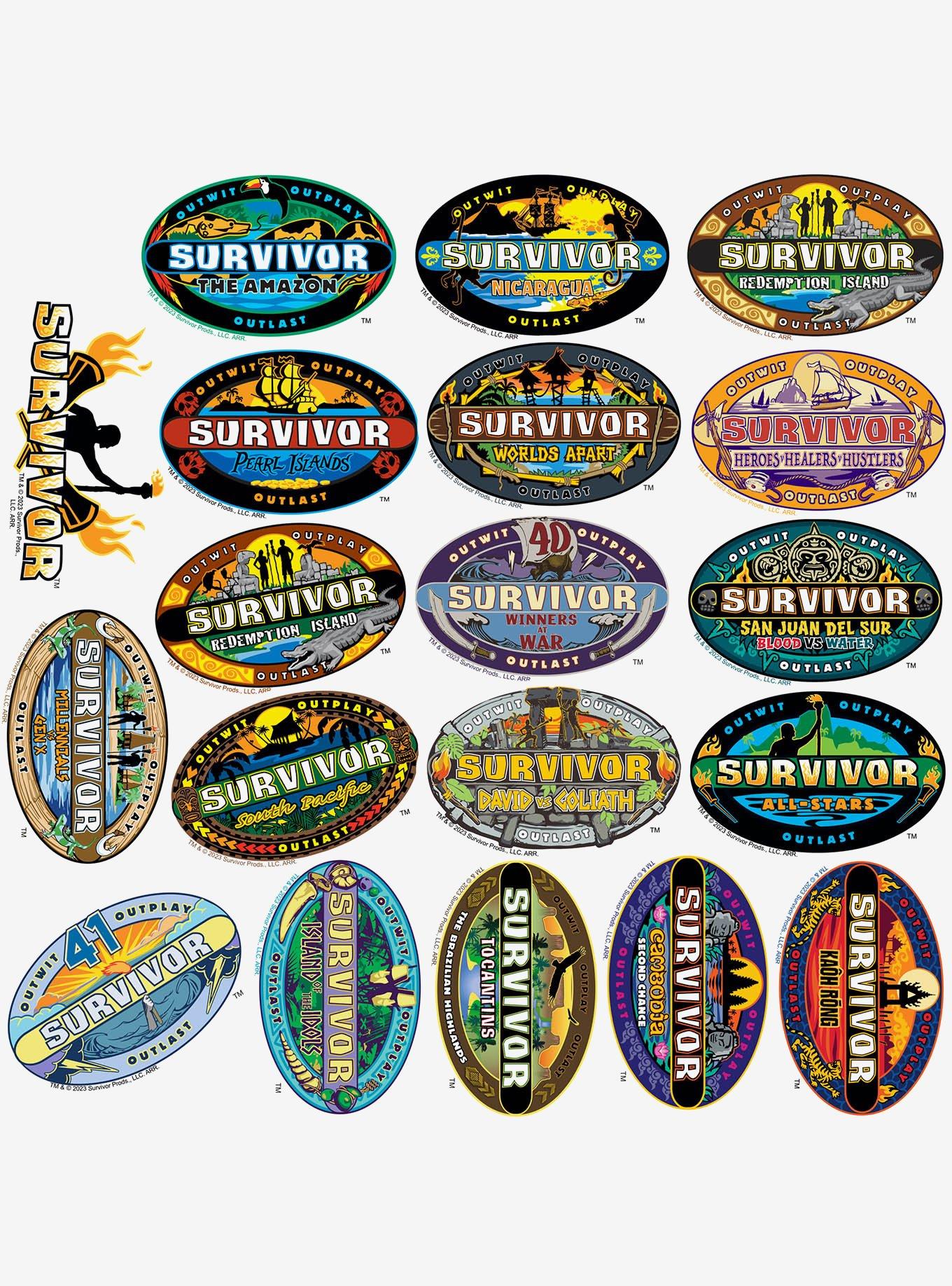 Survivor Miscellaneous 100ct Sticker Pack, , alternate