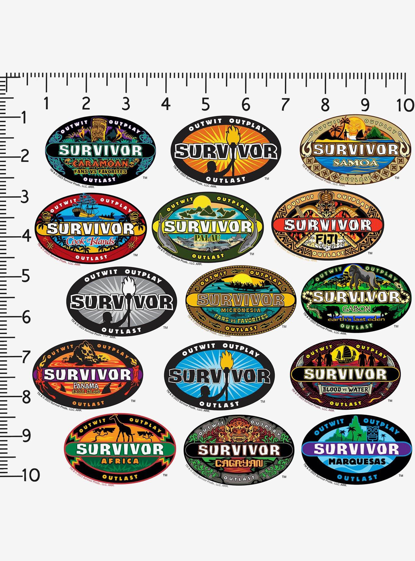 Survivor Miscellaneous 100ct Sticker Pack, , alternate