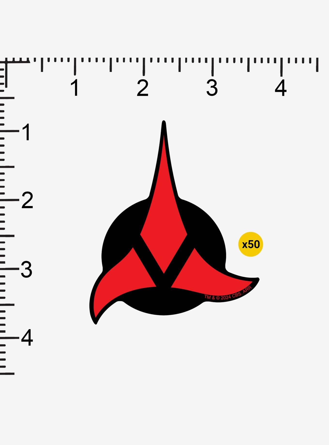 Star Trek Klingon Face Miscellaneous 100ct Sticker Pack, , alternate