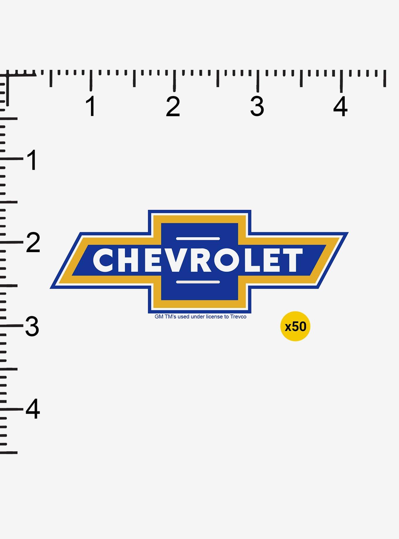 Chevrolet Chevy 1940s Bowtie Emblem Miscellaneous 100ct Sticker Pack, , alternate