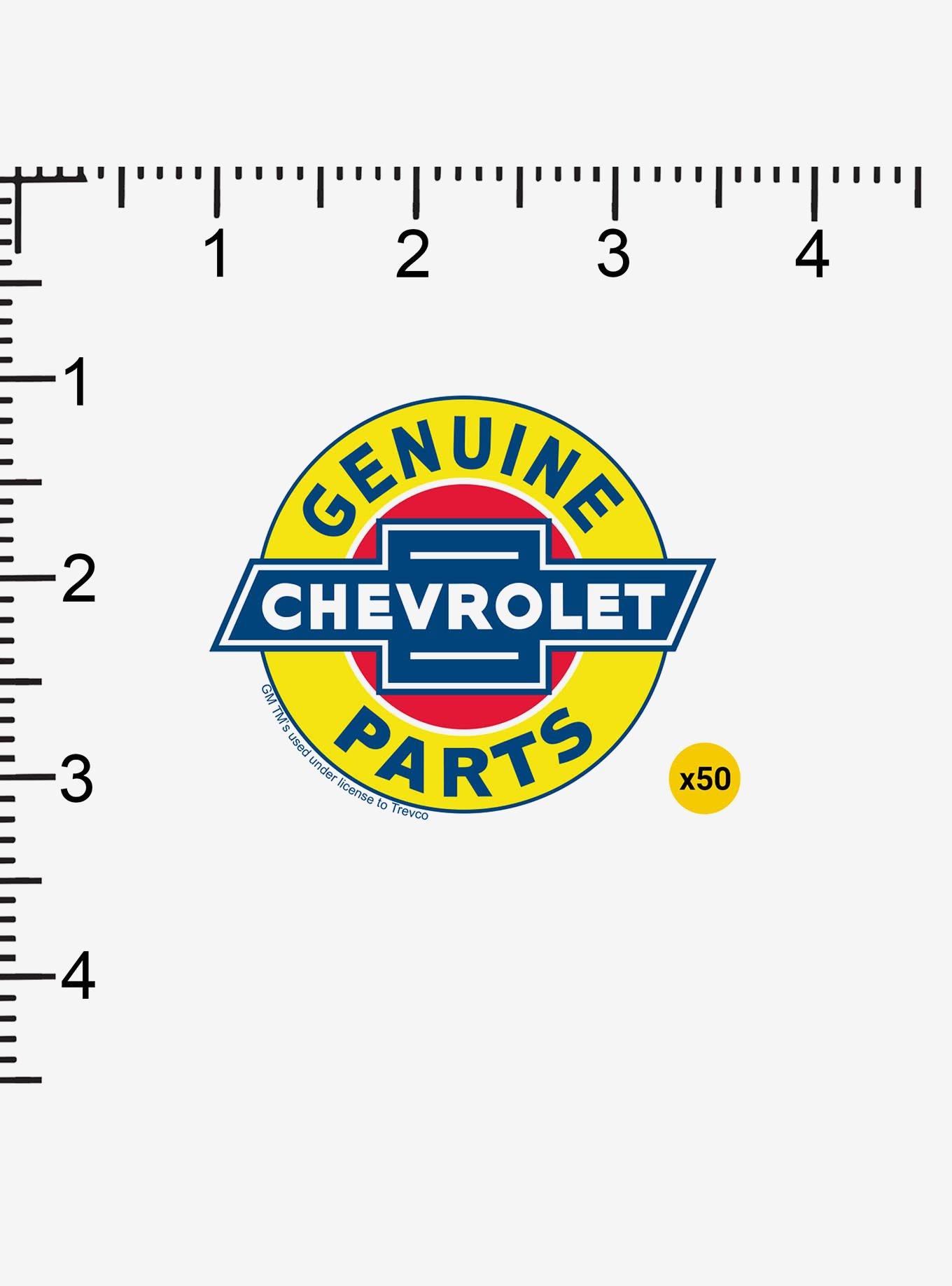 Chevrolet Chevy Genuine Parts Miscellaneous 100ct Sticker Pack, , alternate