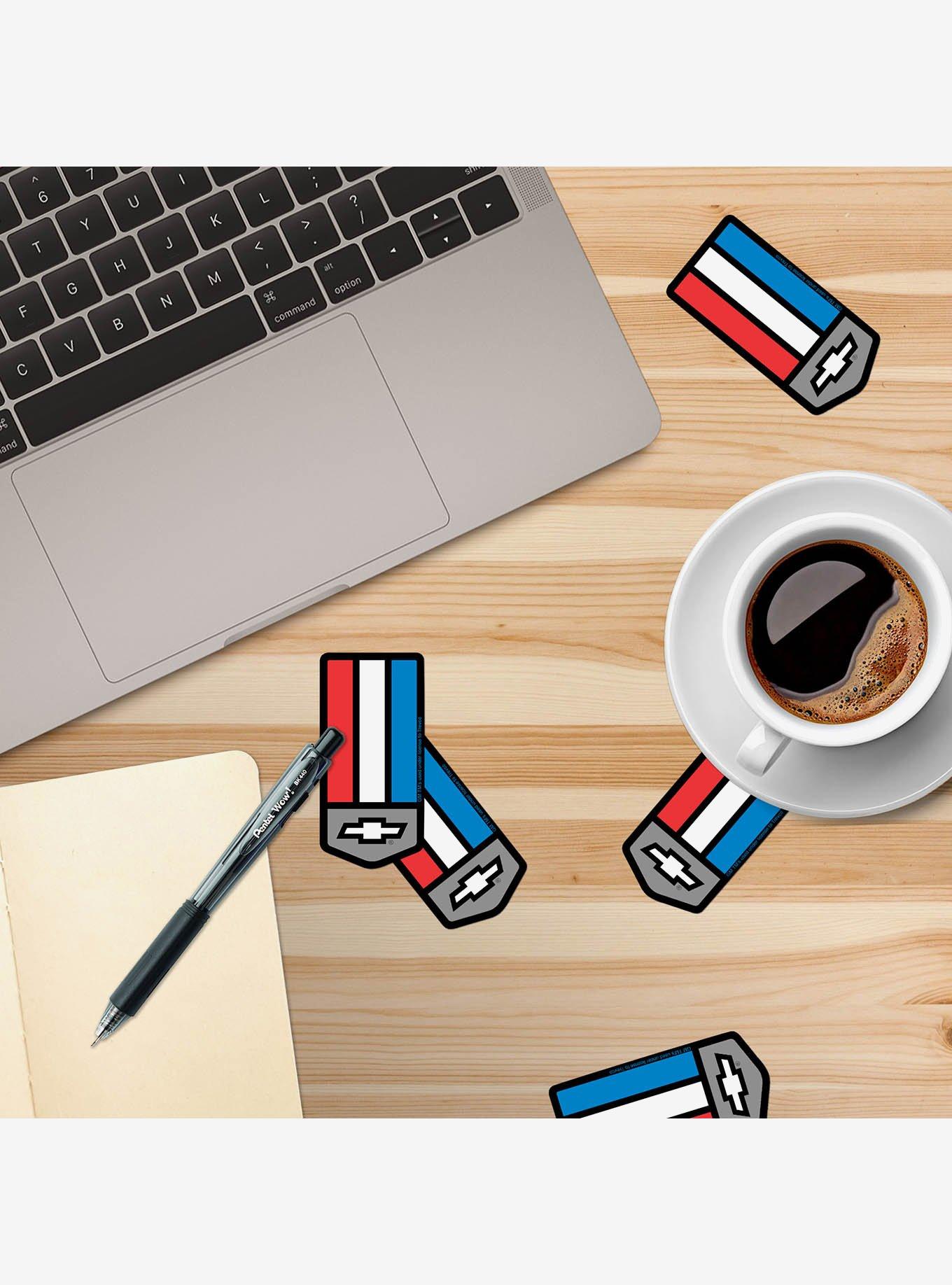 Chevrolet Chevy Camaro Emblem Miscellaneous 100ct Sticker Pack, , alternate