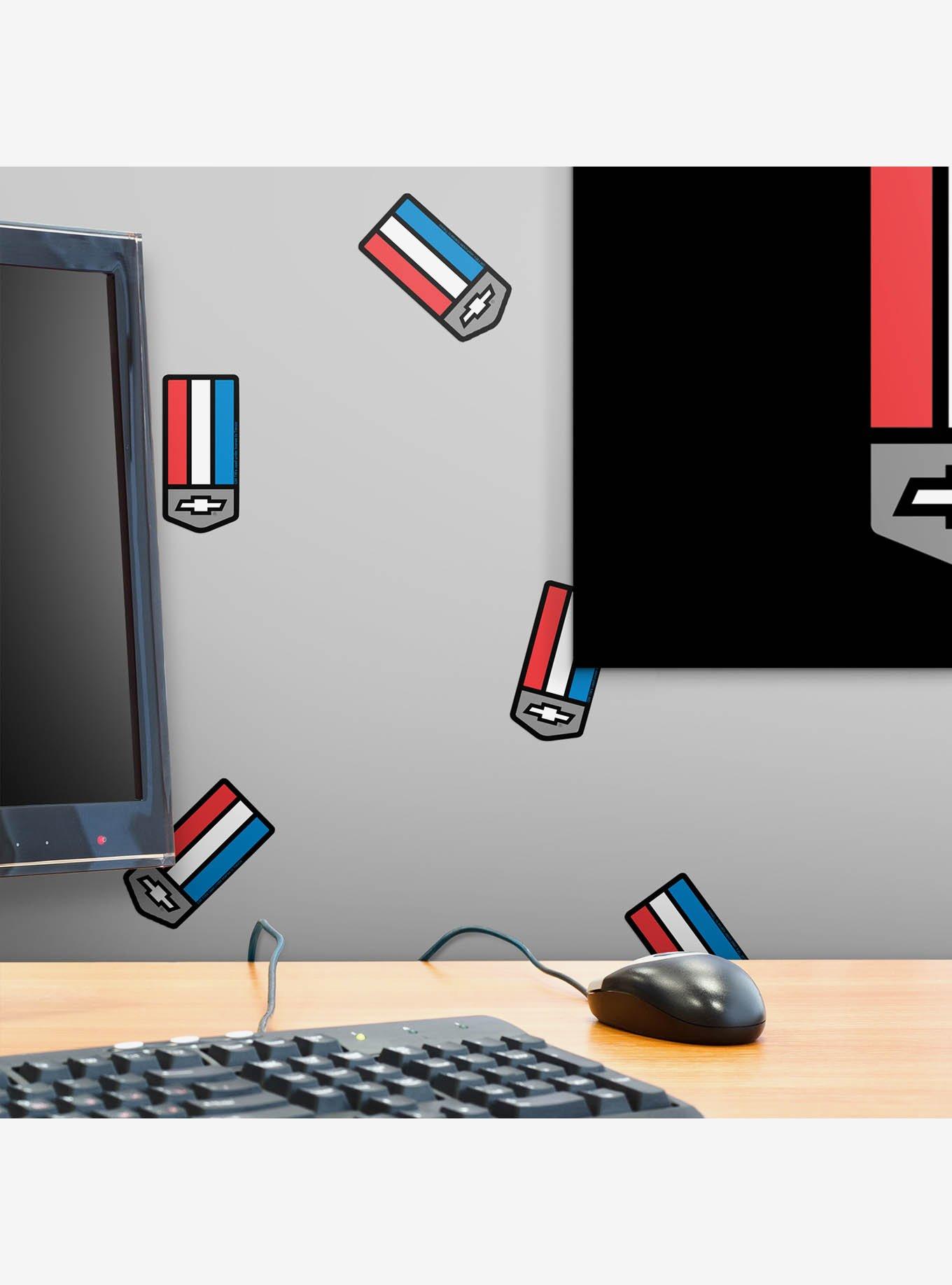 Chevrolet Chevy Camaro Emblem Miscellaneous 100ct Sticker Pack, , alternate