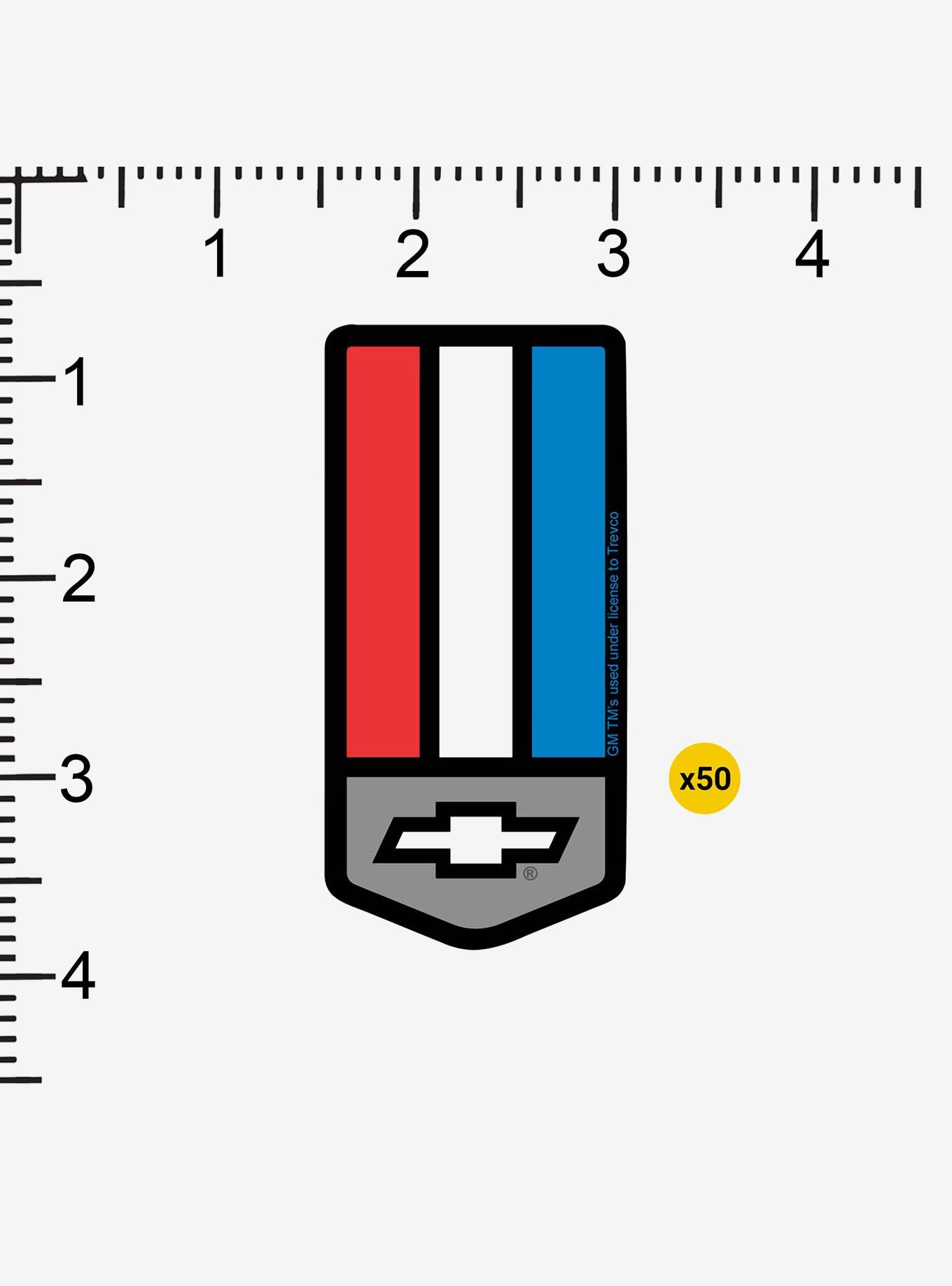 Chevrolet Chevy Camaro Emblem Miscellaneous 100ct Sticker Pack, , alternate