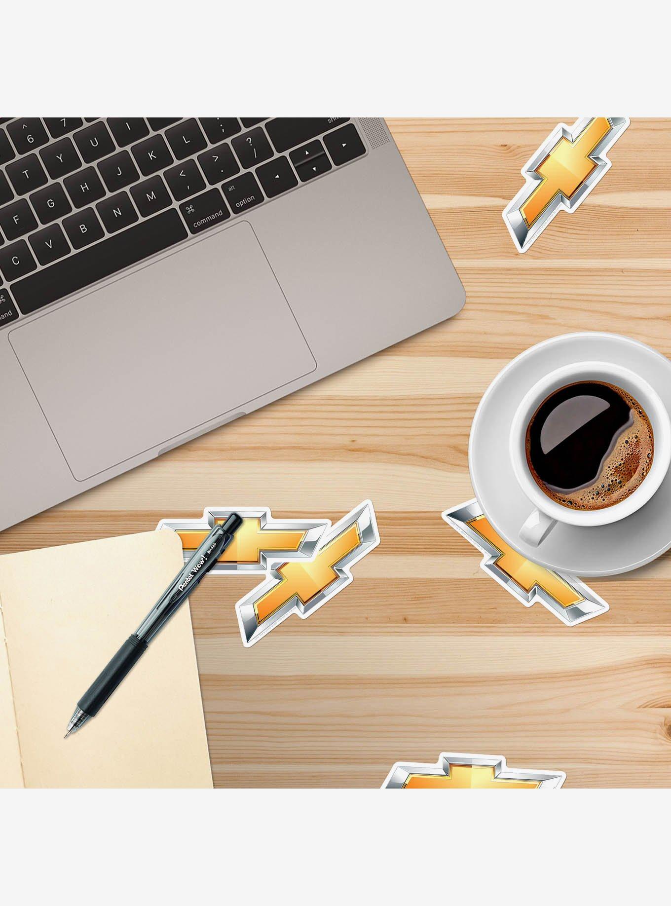 Chevrolet Chevy Bowtie Modern Emblem Miscellaneous 100ct Sticker Pack, , alternate