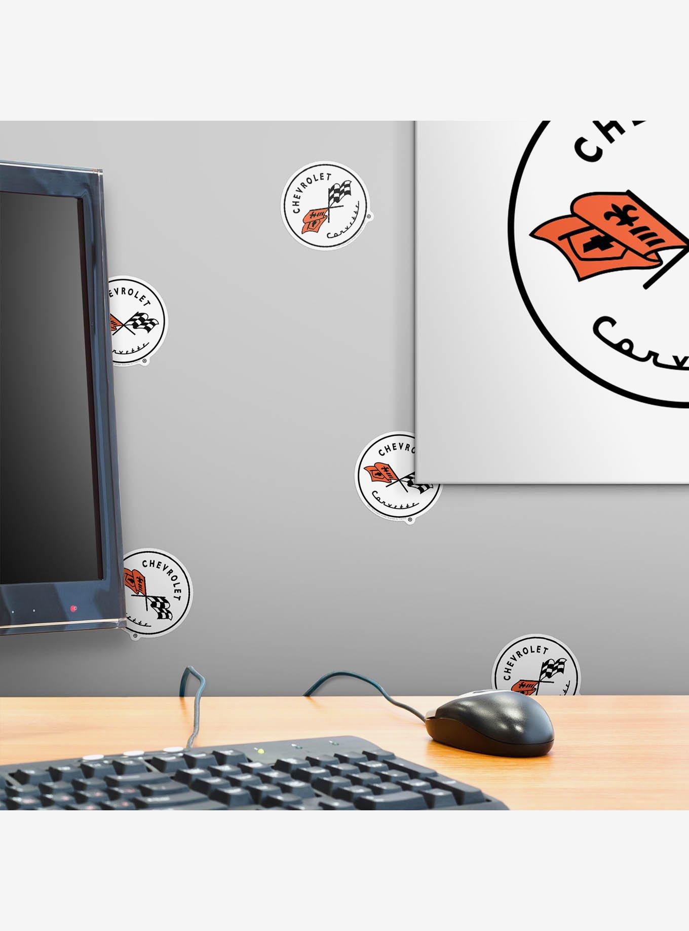 Chevrolet Chevy Vintage Circle Emblem Miscellaneous 100ct Sticker Pack, , alternate