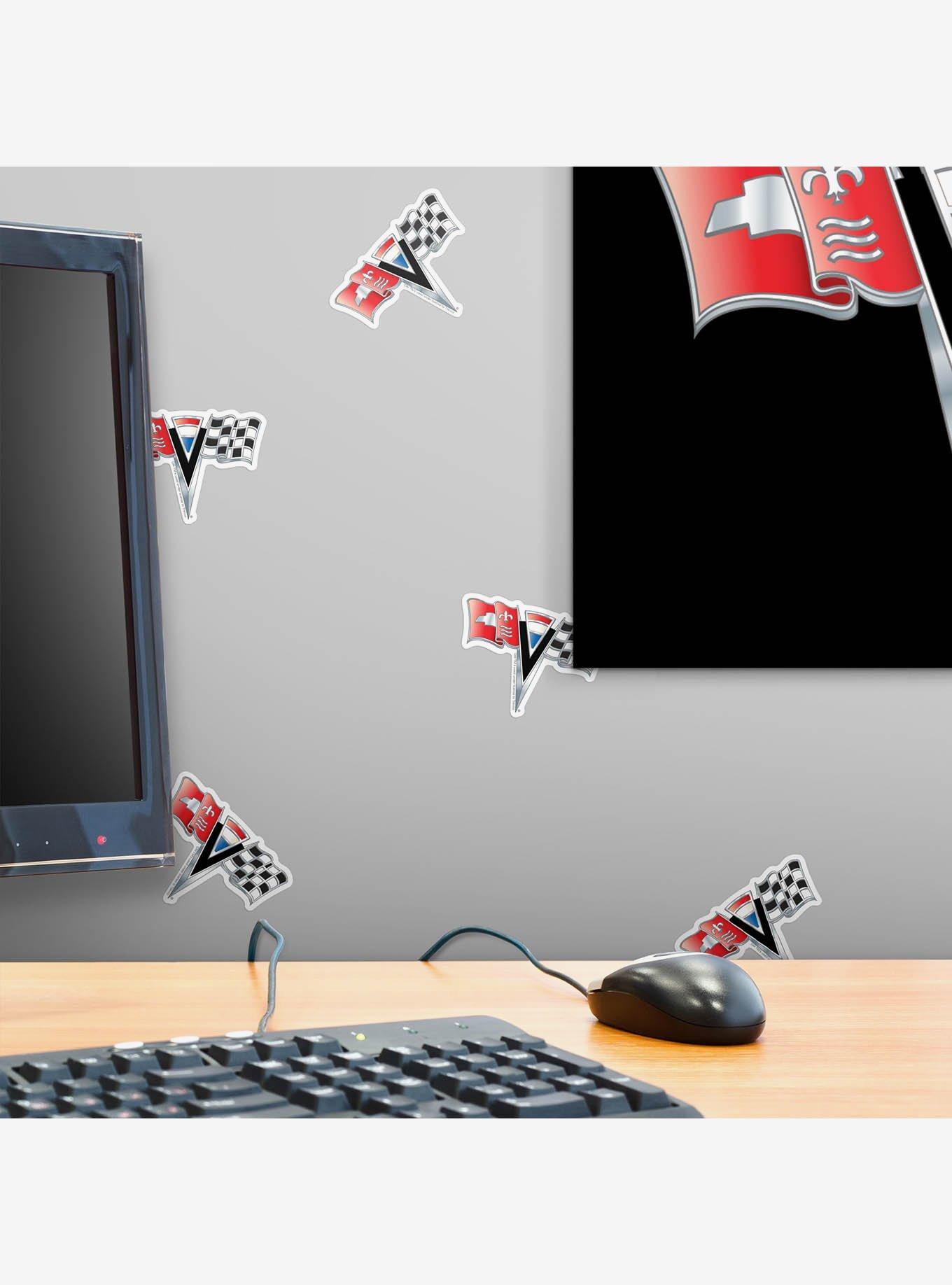 Chevrolet Chevy 1963 Emblem Miscellaneous 100ct Sticker Pack, , alternate