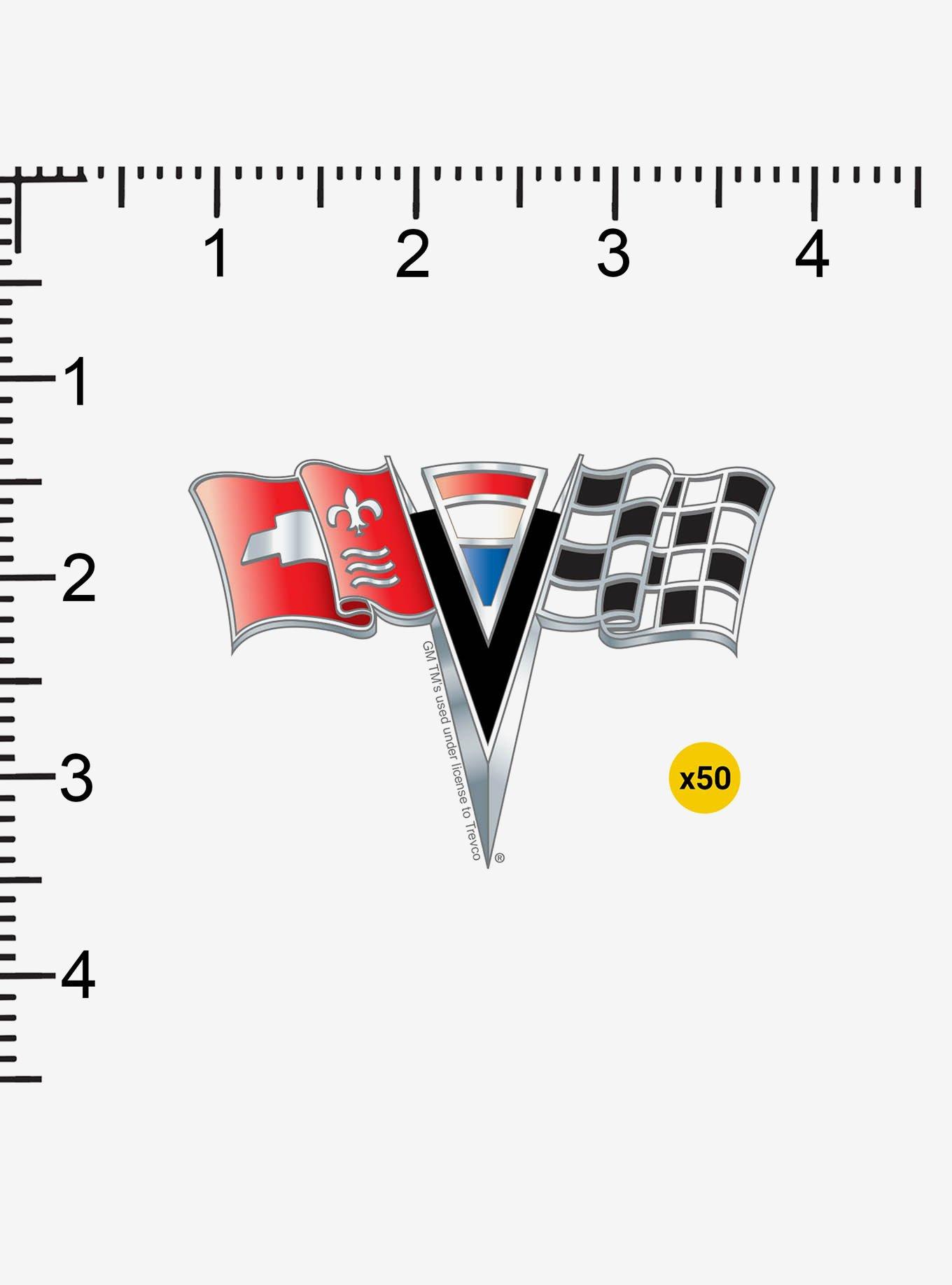 Chevrolet Chevy 1963 Emblem Miscellaneous 100ct Sticker Pack, , alternate