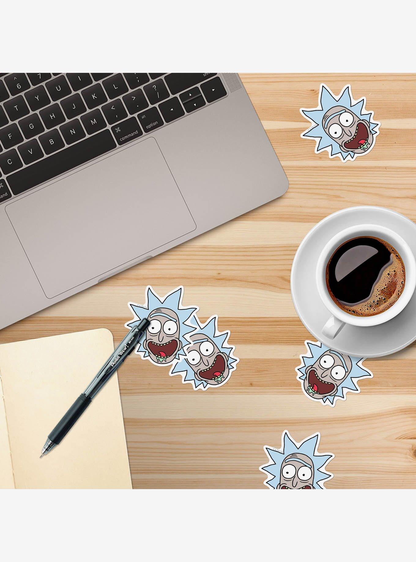 Rick and Morty Rick Expression Miscellaneous 100ct Sticker Pack, , alternate