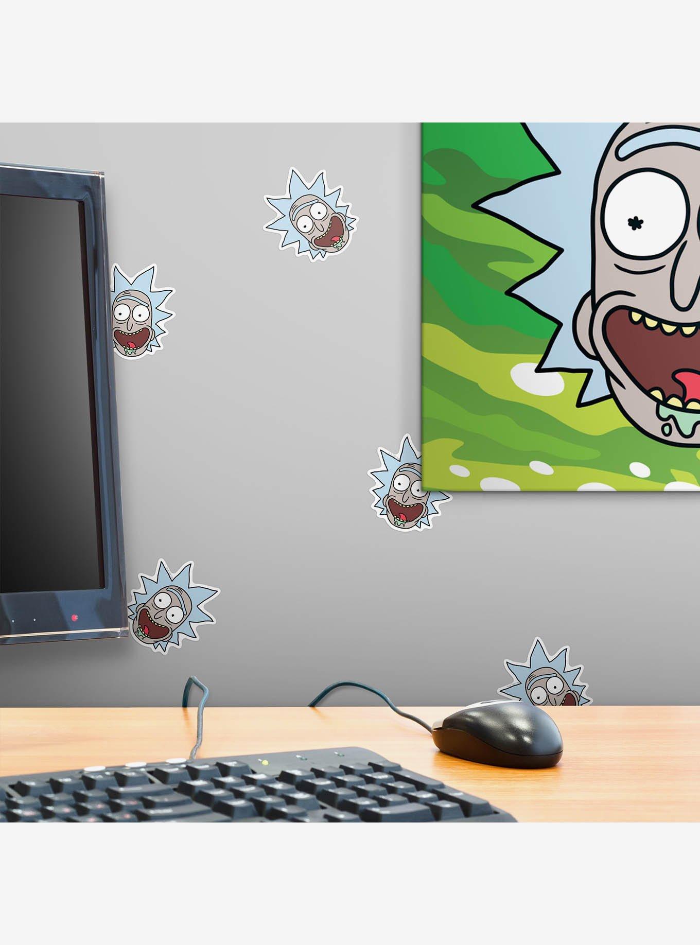 Rick and Morty Rick Expression Miscellaneous 100ct Sticker Pack, , alternate