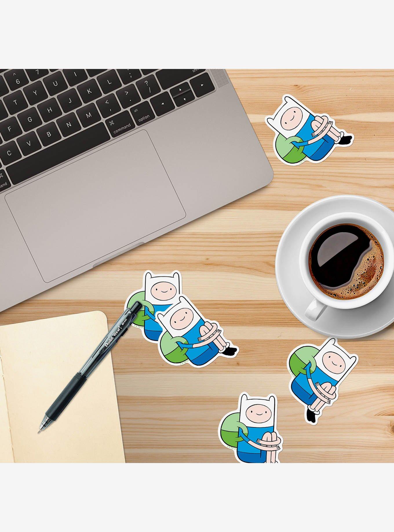 Adventure Time Finn Sitting Miscellaneous 100ct Sticker Pack, , alternate