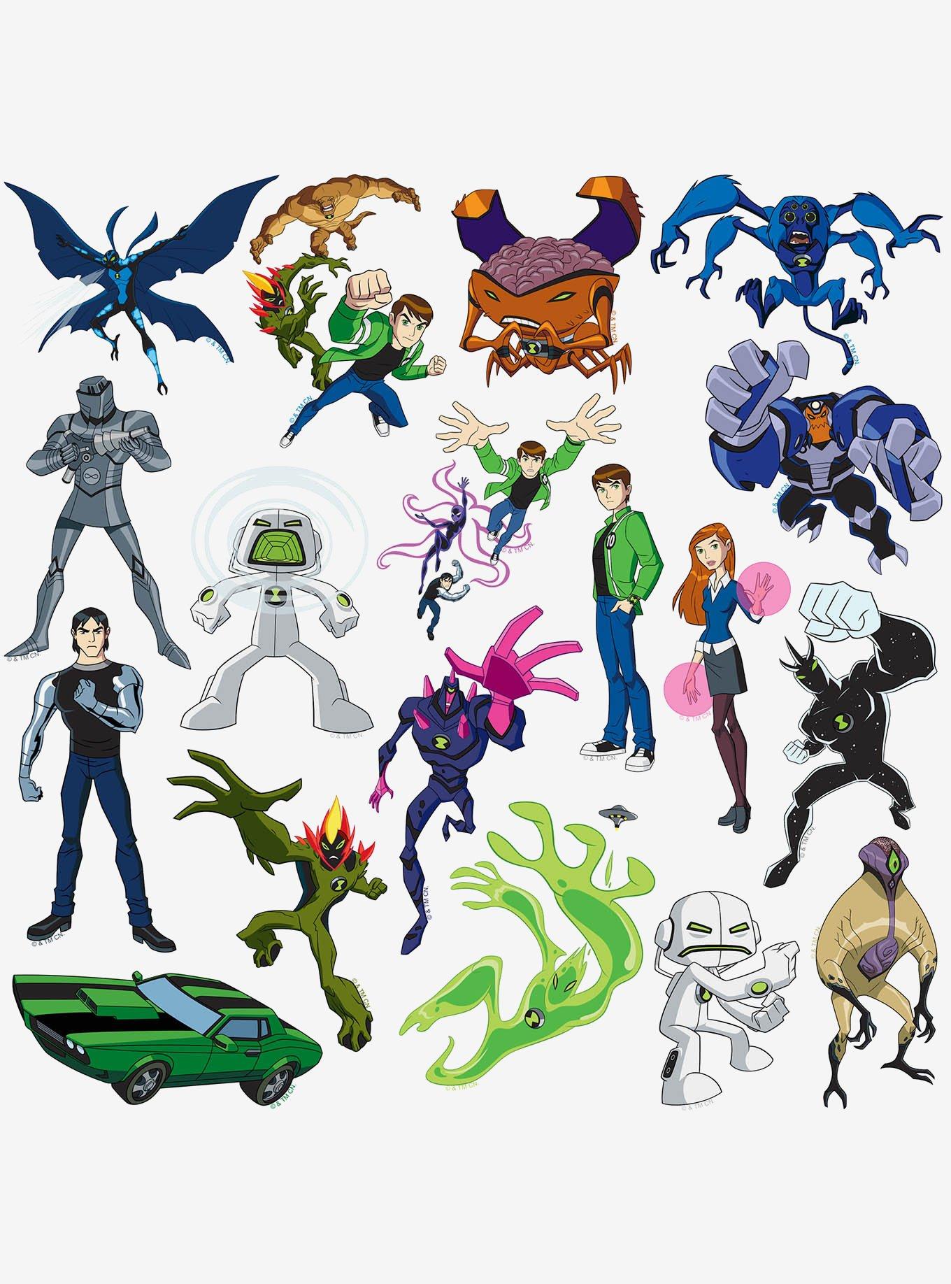 Ben 10 Alien Force Characters Miscellaneous 100ct Sticker Pack, , alternate