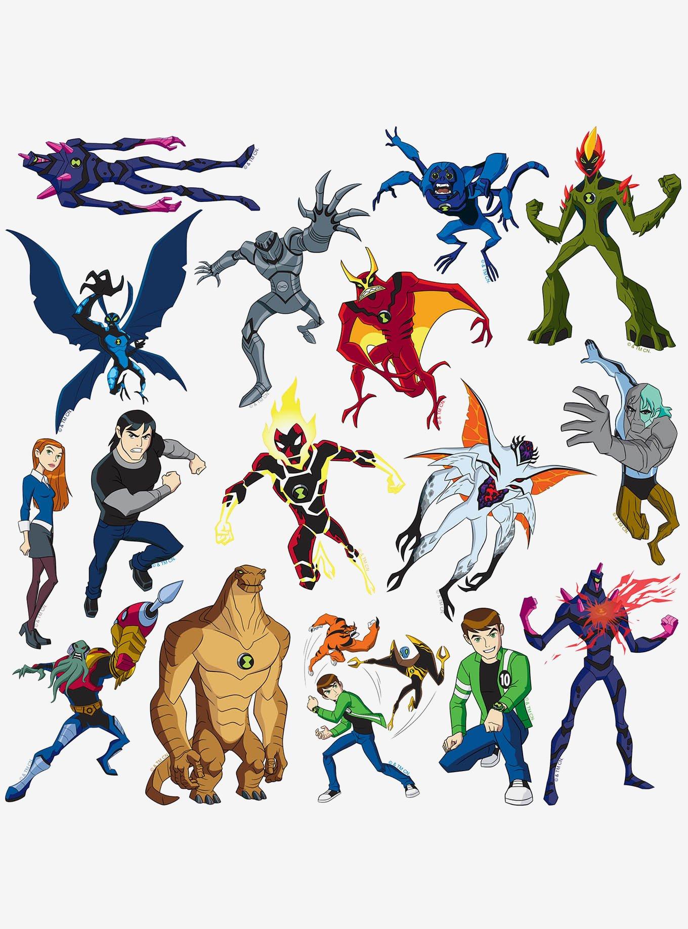 Ben 10 Alien Force Characters Miscellaneous 100ct Sticker Pack, , alternate