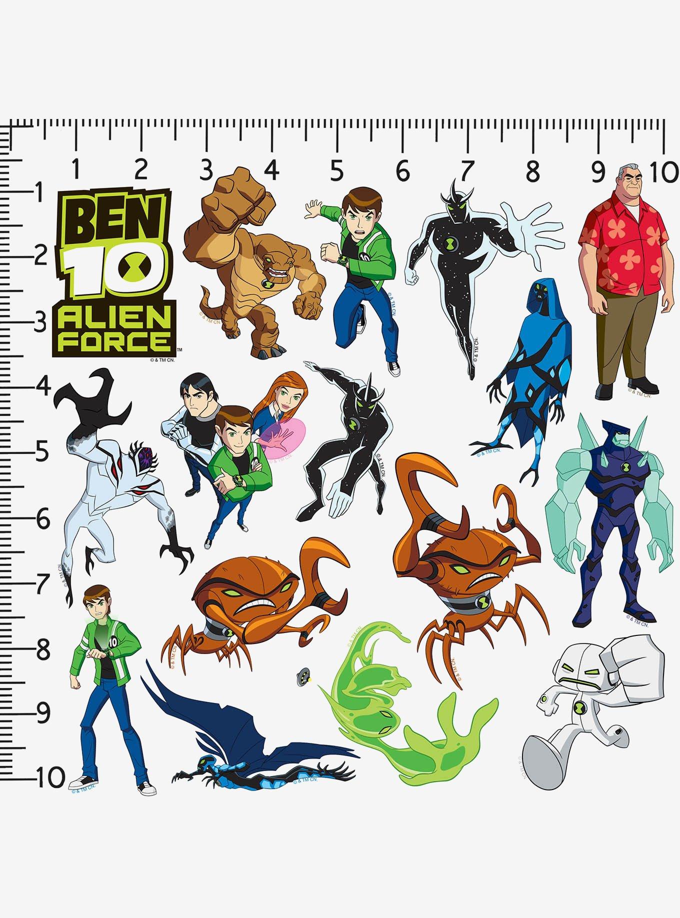 Ben 10 Alien Force Characters Miscellaneous 100ct Sticker Pack, , alternate