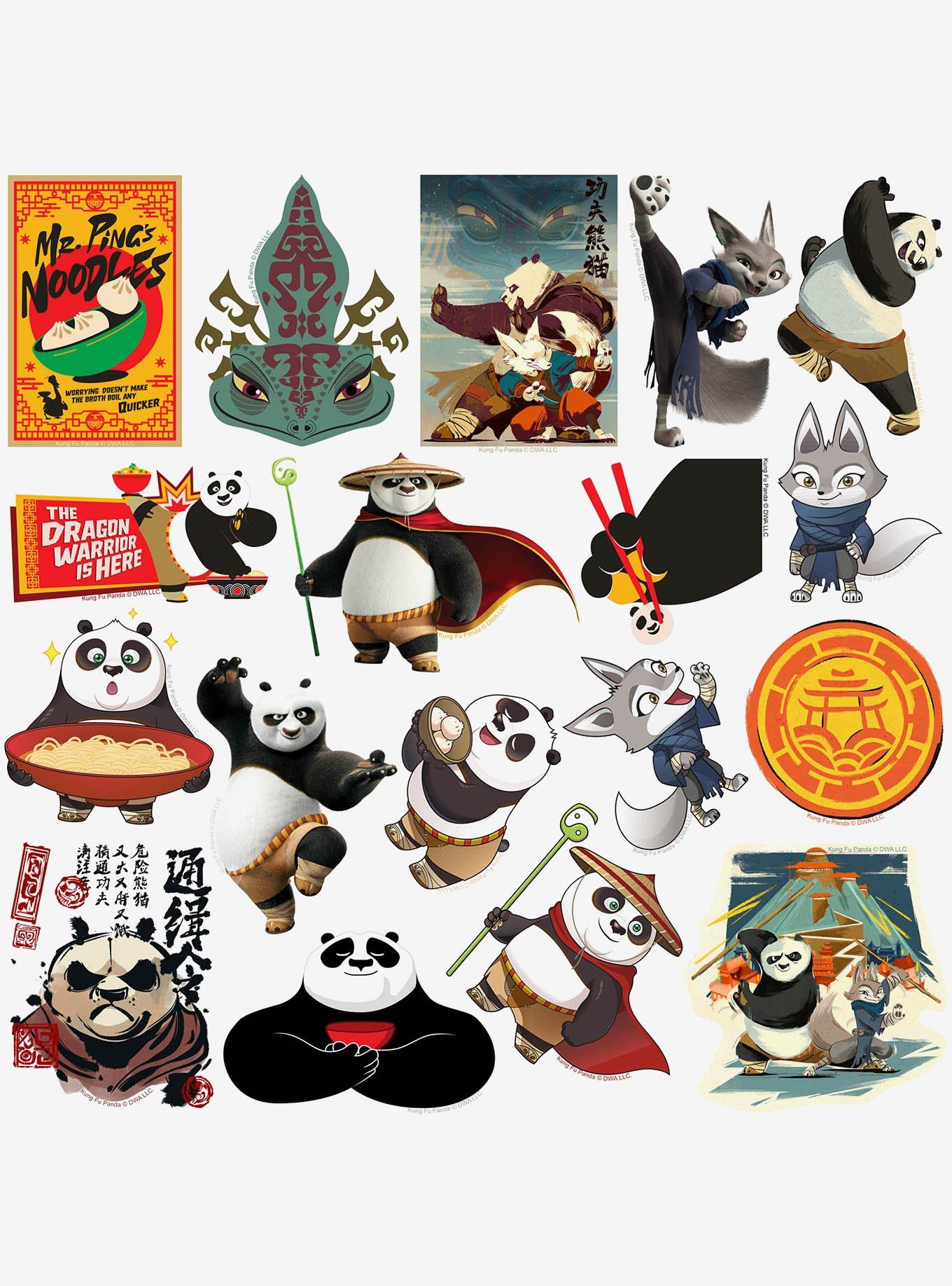 Kung Fu Panda 4 Miscellaneous 100ct Sticker Pack, , alternate