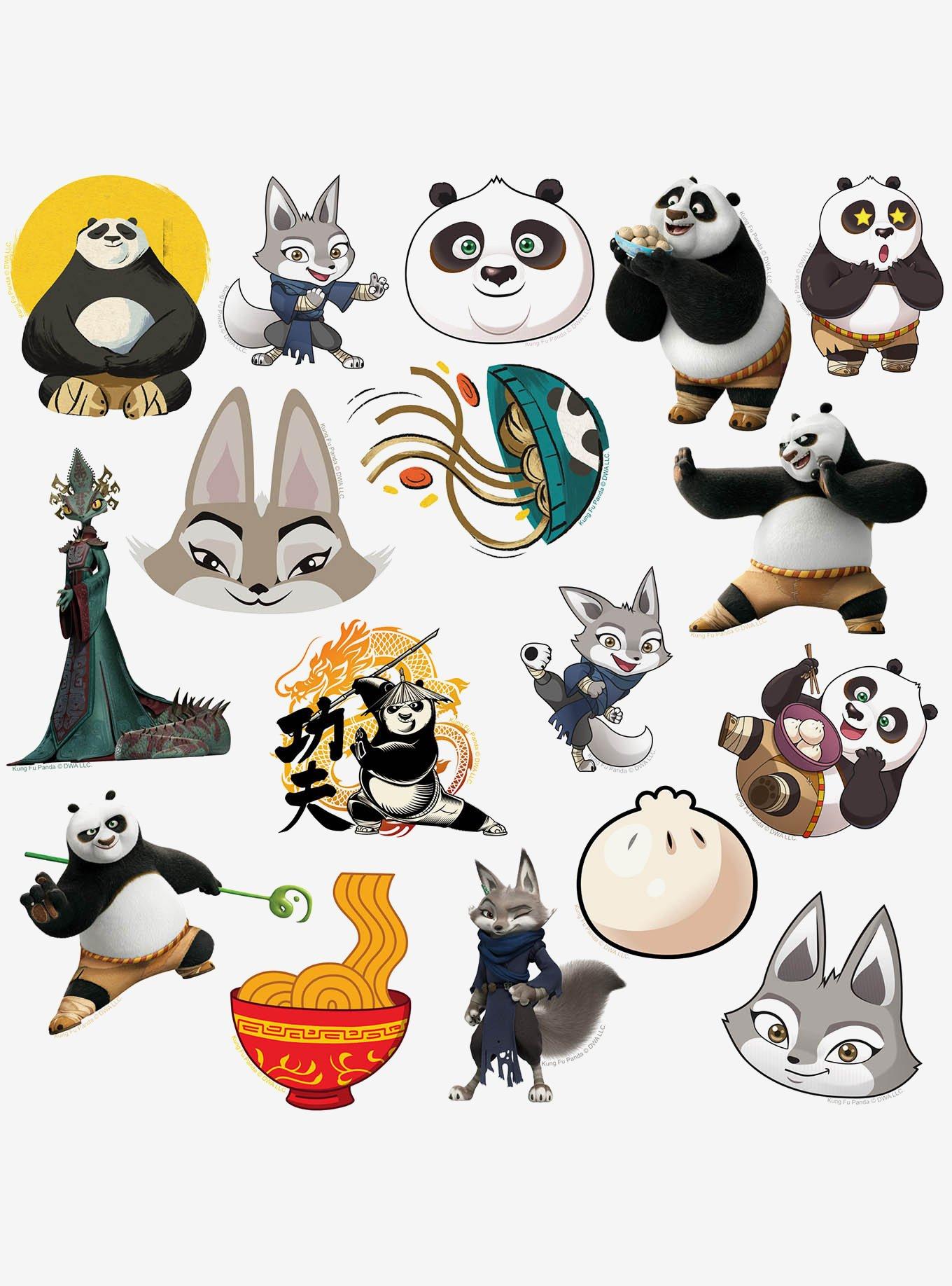 Kung Fu Panda 4 Miscellaneous 100ct Sticker Pack, , alternate