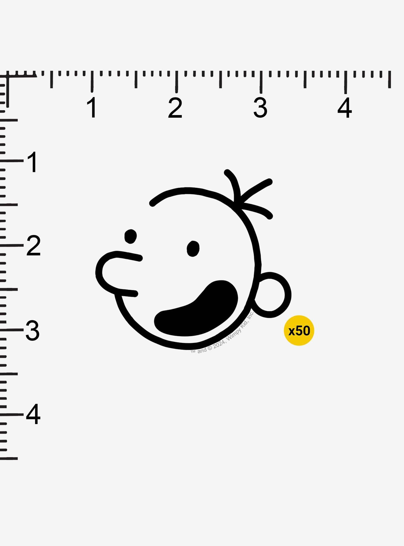 Diary of a Wimpy Kid Greg Headshot Miscellaneous 100ct Sticker Pack, , alternate