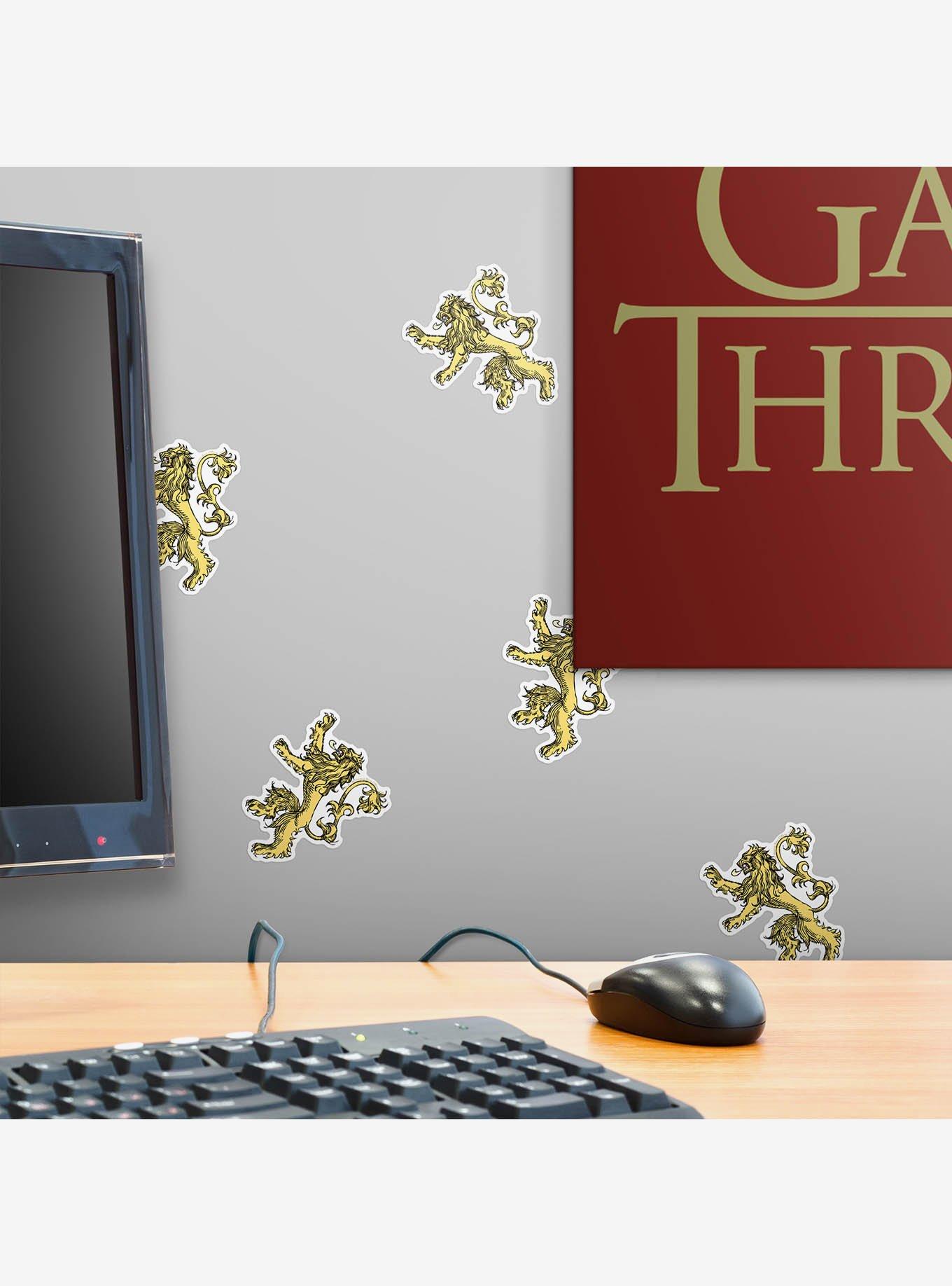 Game of Thrones Lannister Sigil Repeat Miscellaneous 100ct Sticker Pack, , alternate